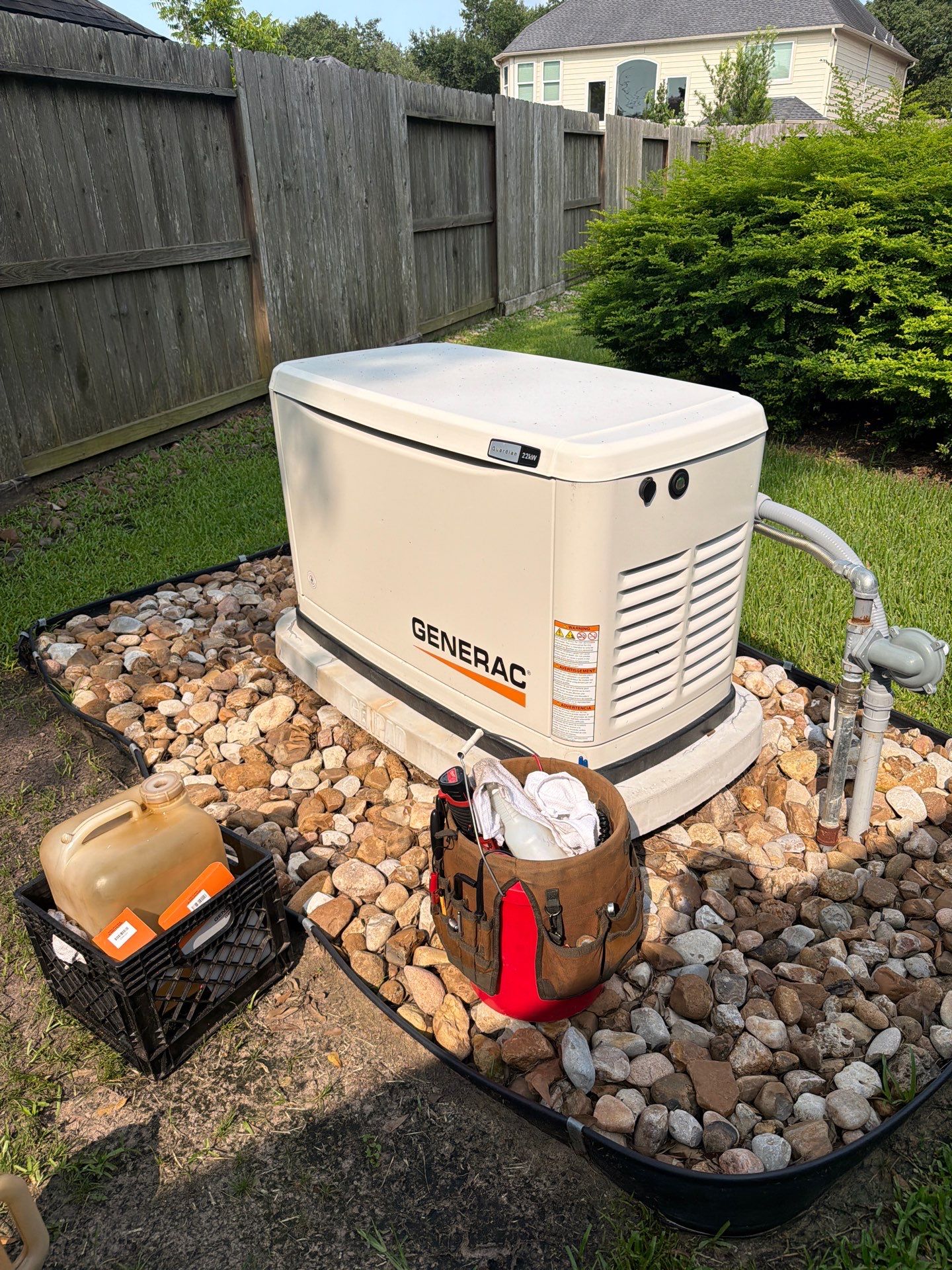 Residential Generac Generator Preventative Maintenance in Cypress, TX by GenTex Elite Services