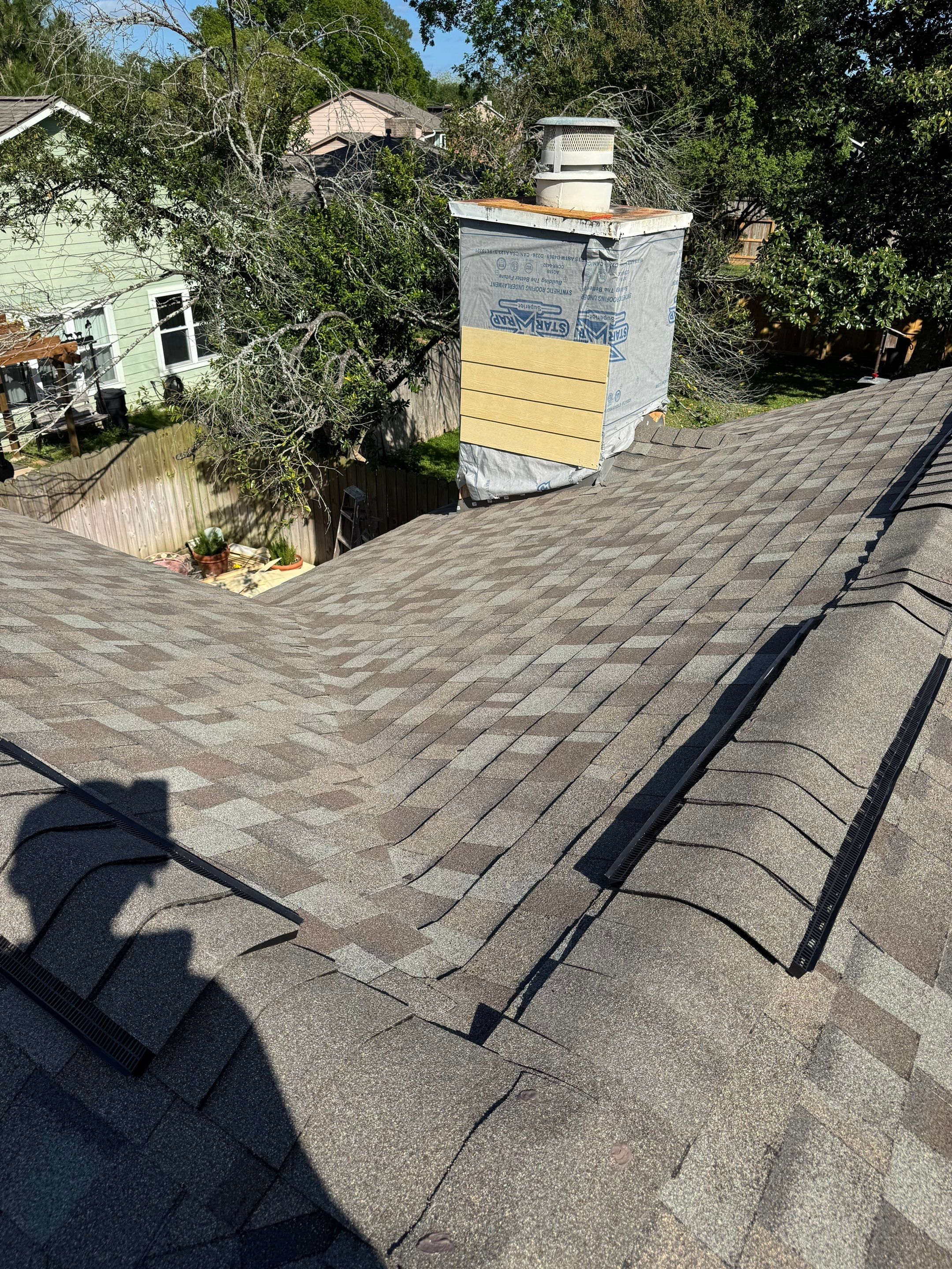 Project in Houston by Duque Roofing & Construction