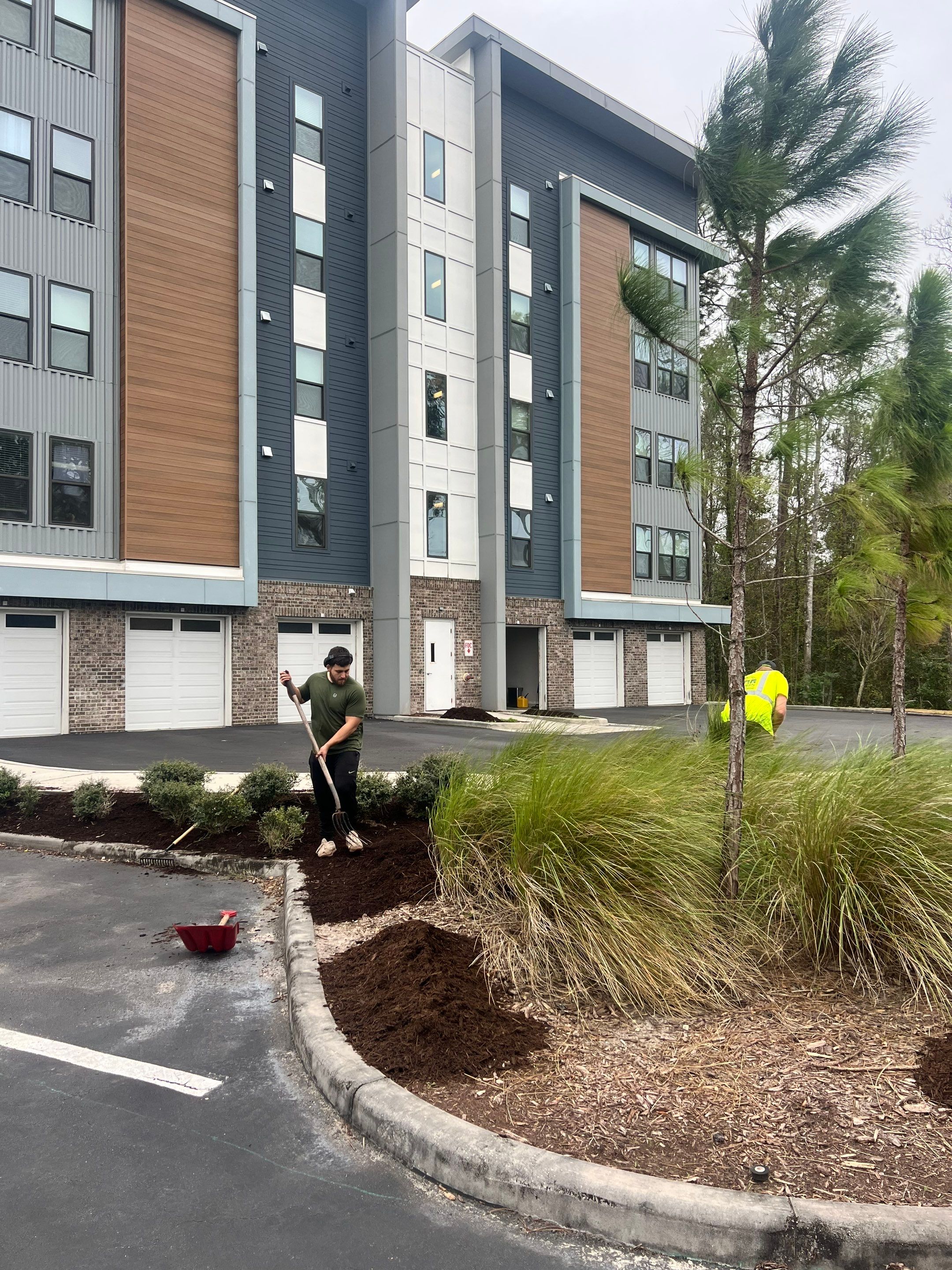 Mulch Installation | JTB Apartments by ProGreen Services