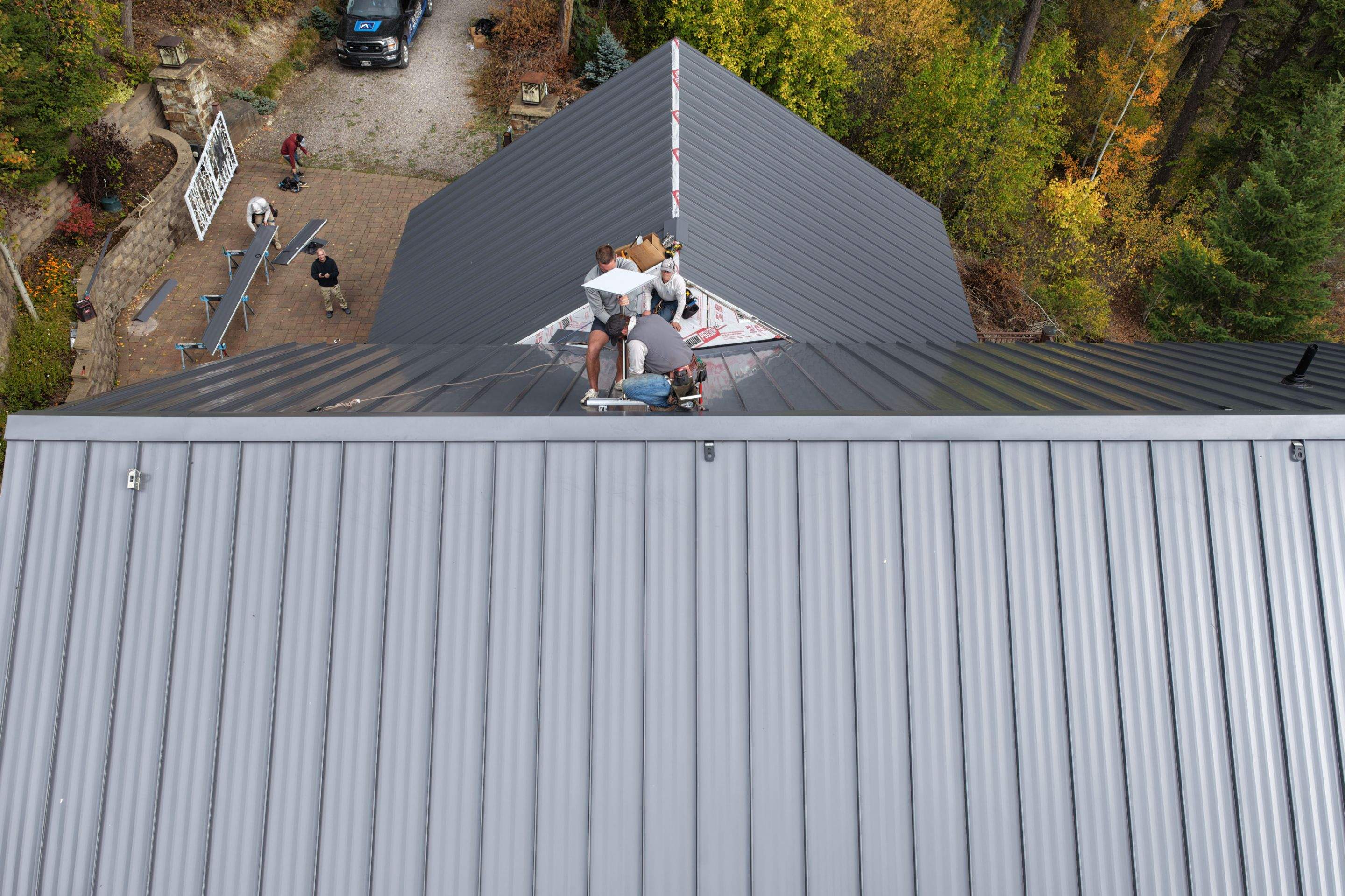 16" Mechanical - Dark Gray  by Montana Roofing Solutions