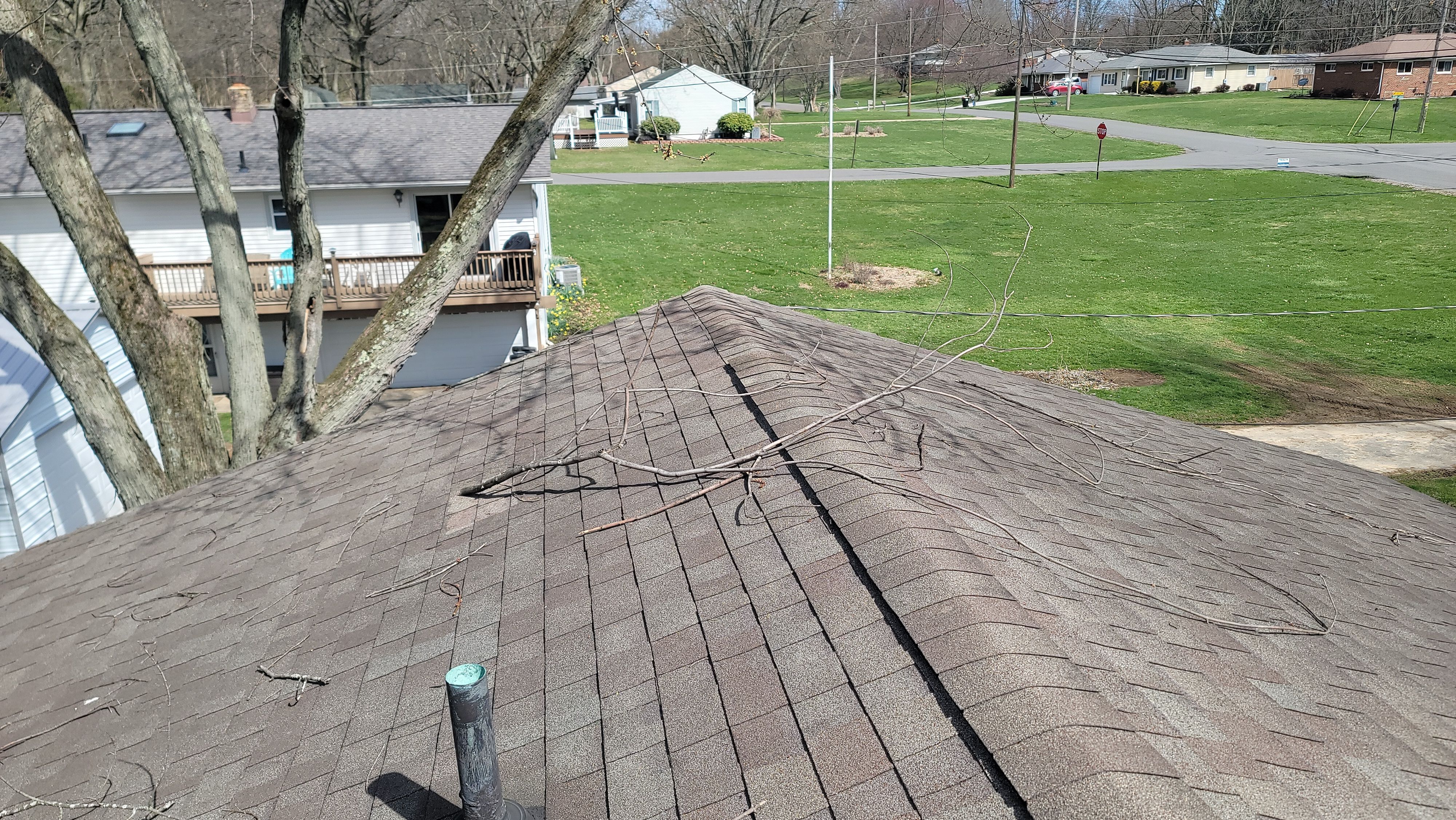 Atlas Pinnacle, Color, Weathered Shadow, Drip Edge, Color, Royal Brown by Eagle Eye Roofing