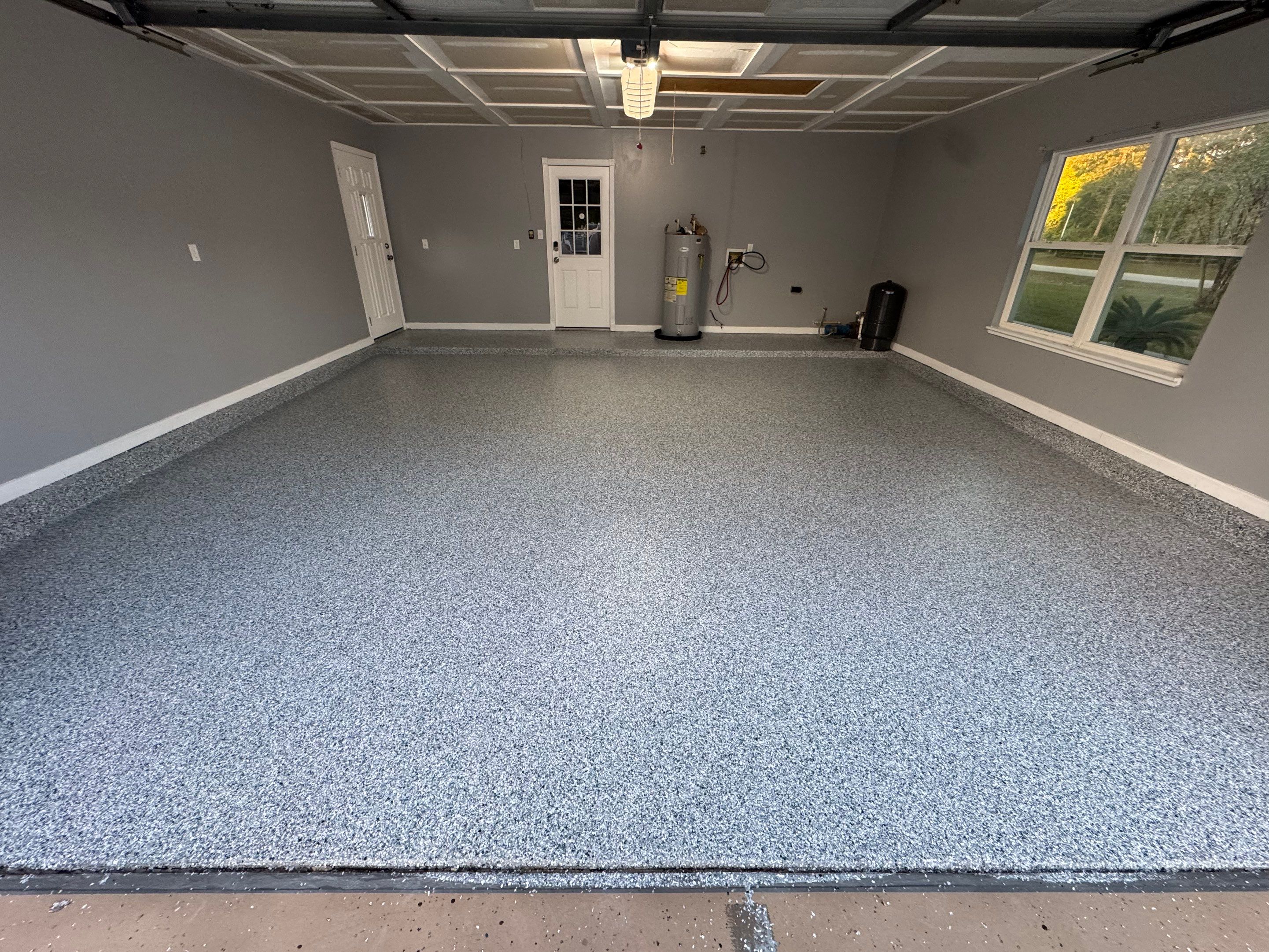 Maxville, FL 32234 - Epoxy Garage Floor Coating Project by A New Leaf Painting, LLC