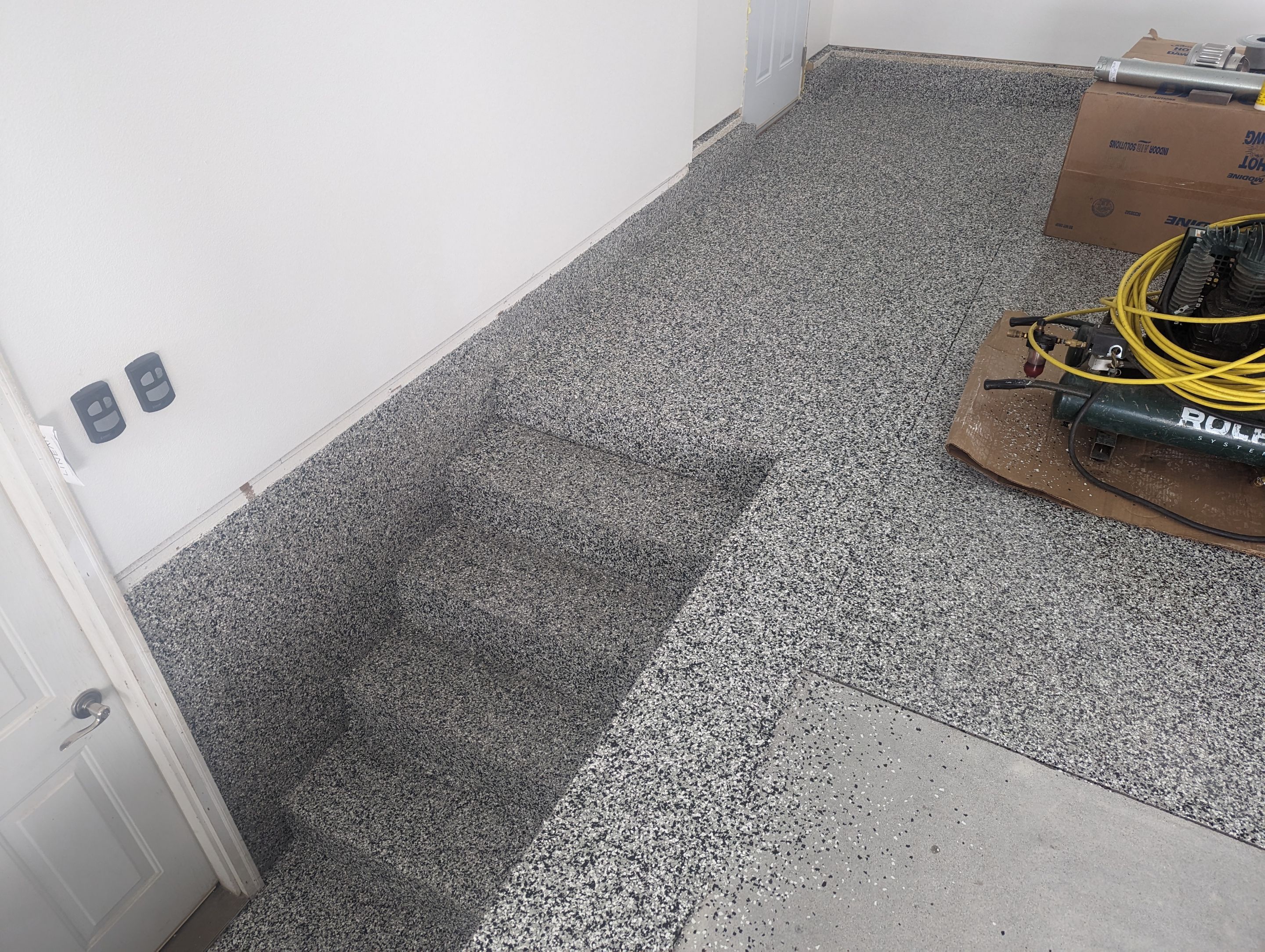 Garage using Domino  by Select Painting, Coatings & Garage Cabinets