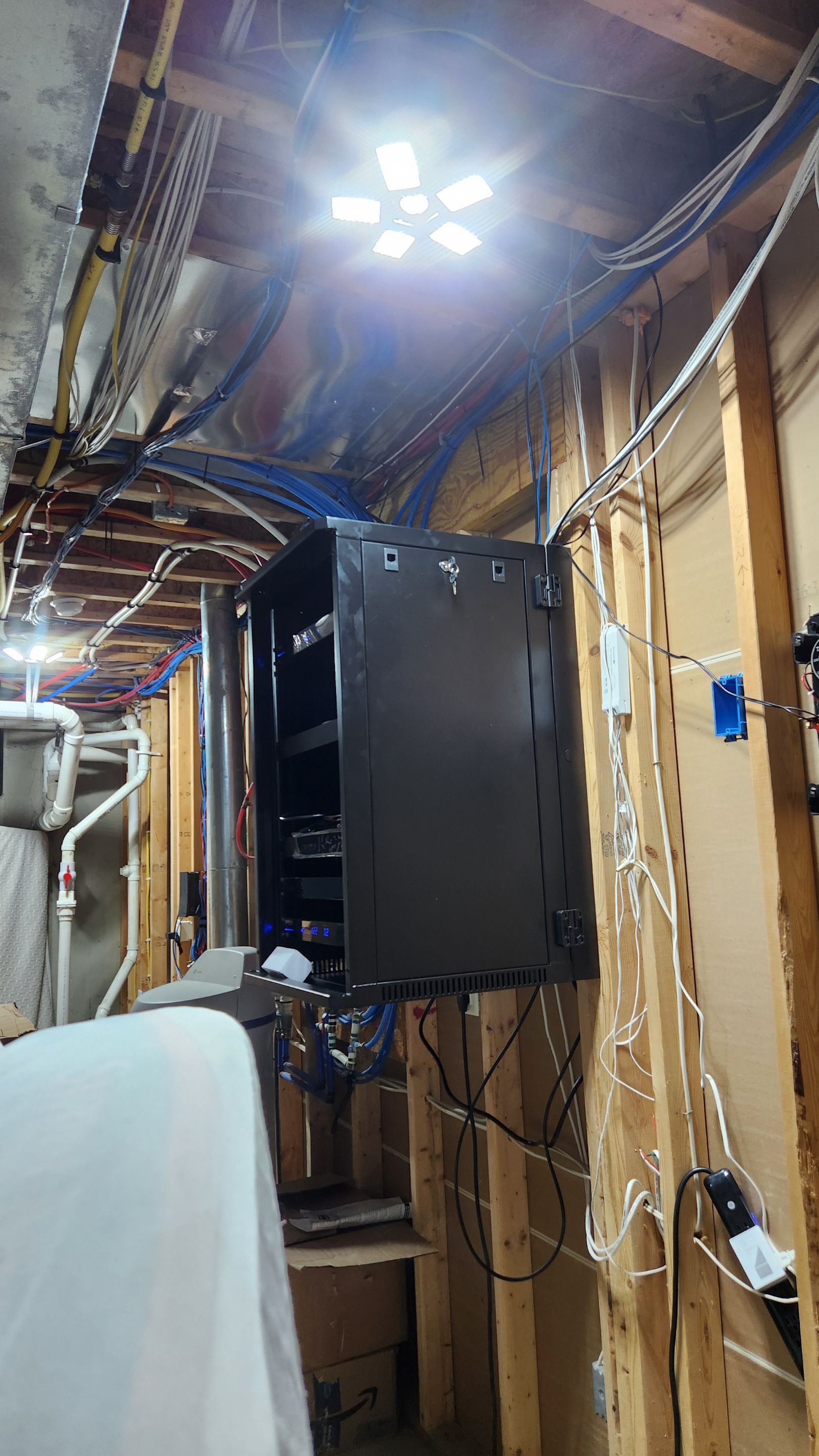 Residential Audio Visual and Network Rack Installation in Waynesville by Techkinect