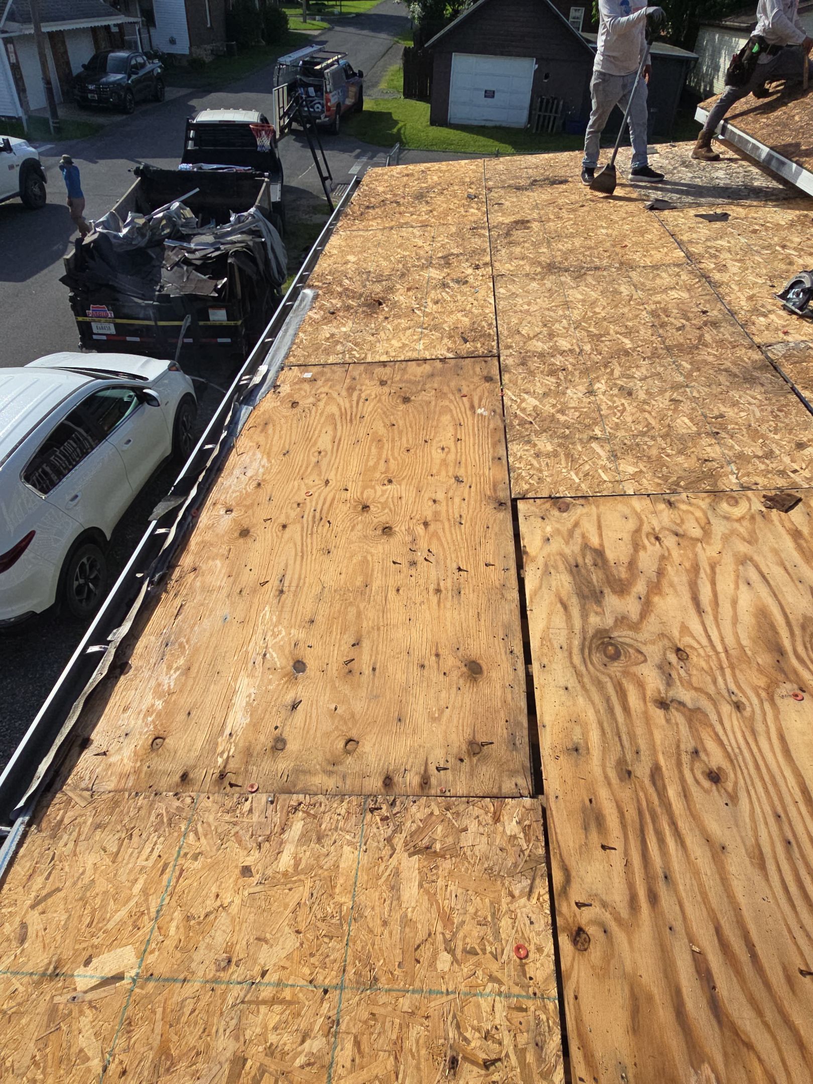 Residential Roofing Installation using GAF Timberline HDZ Pewter Gray by Rainstoppers Roofing