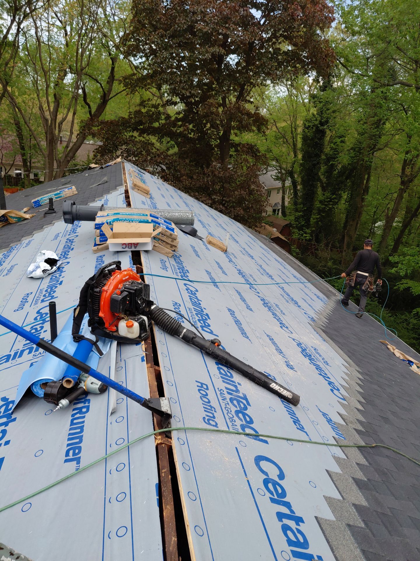 Annandale: Residential Roof Replacement with CertainTeed Landmark in Moire Black by RM Banning, Inc.