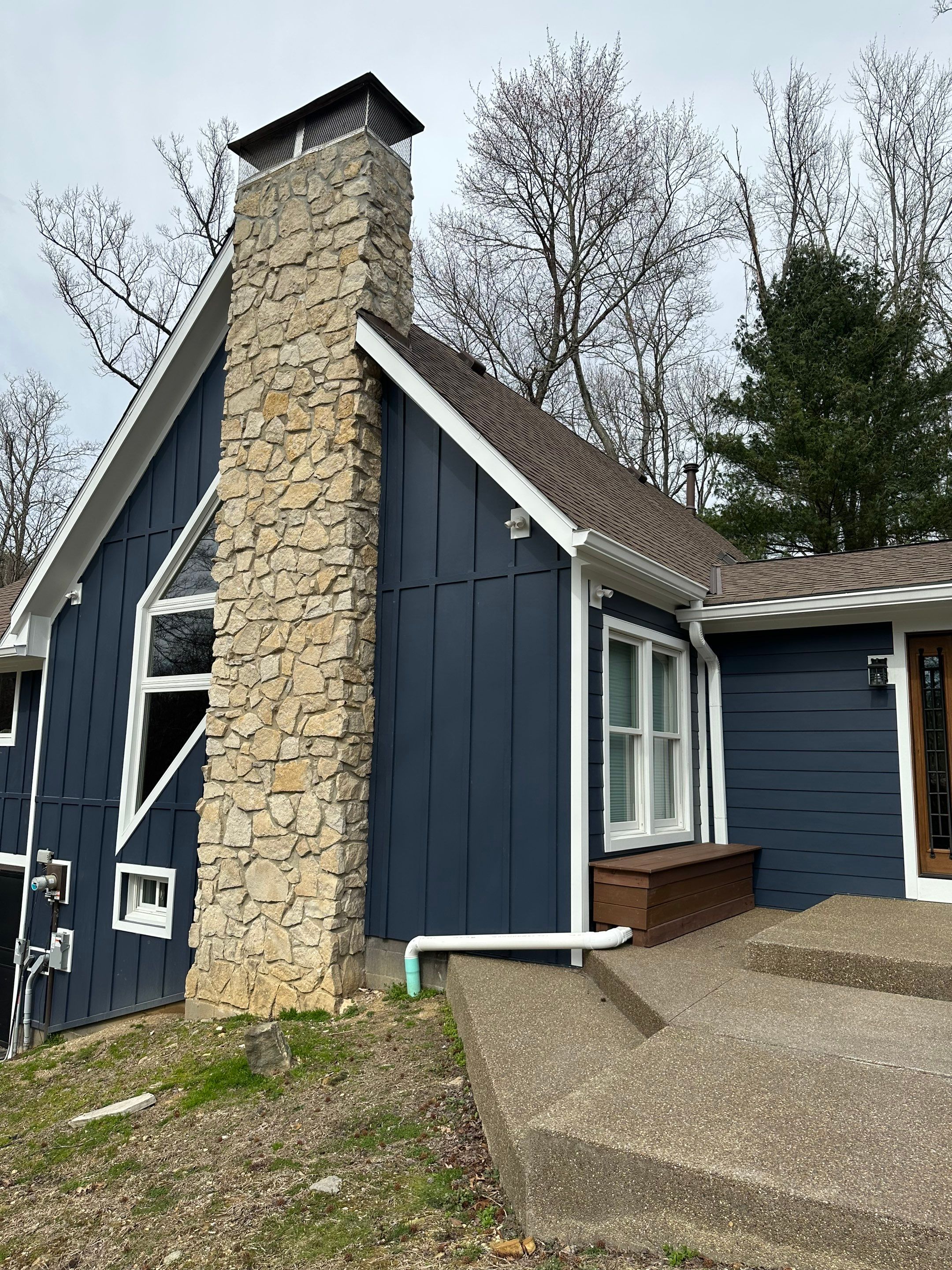 Siding Installation using James Hardie Board & Batten Siding by Best Roofing & Siding Company