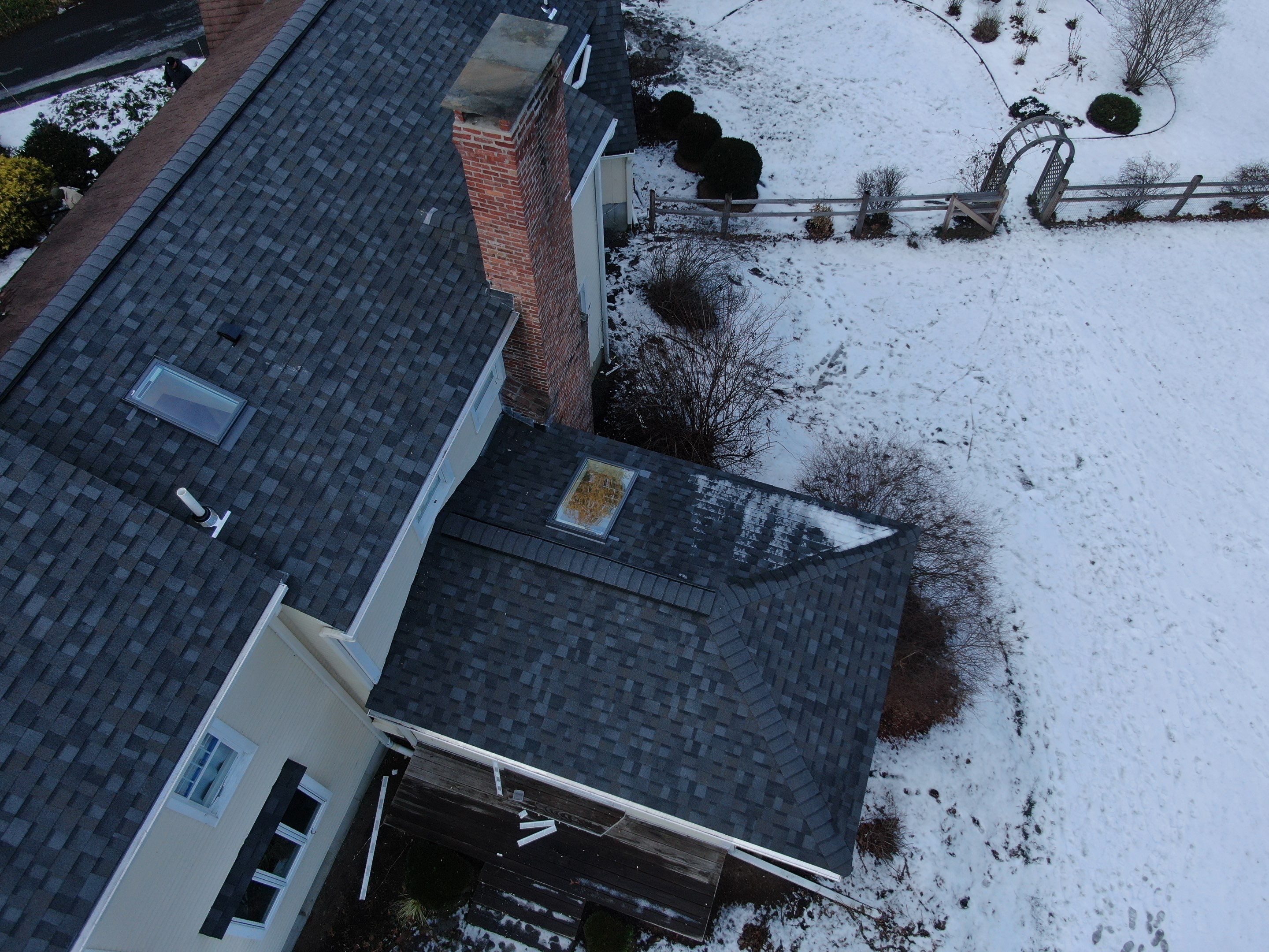 Full Roof Replacement + 5 New Velux Skylights with Relocation — Carlisle, MA by Mighty Dog Roofing of Greater Middlesex County