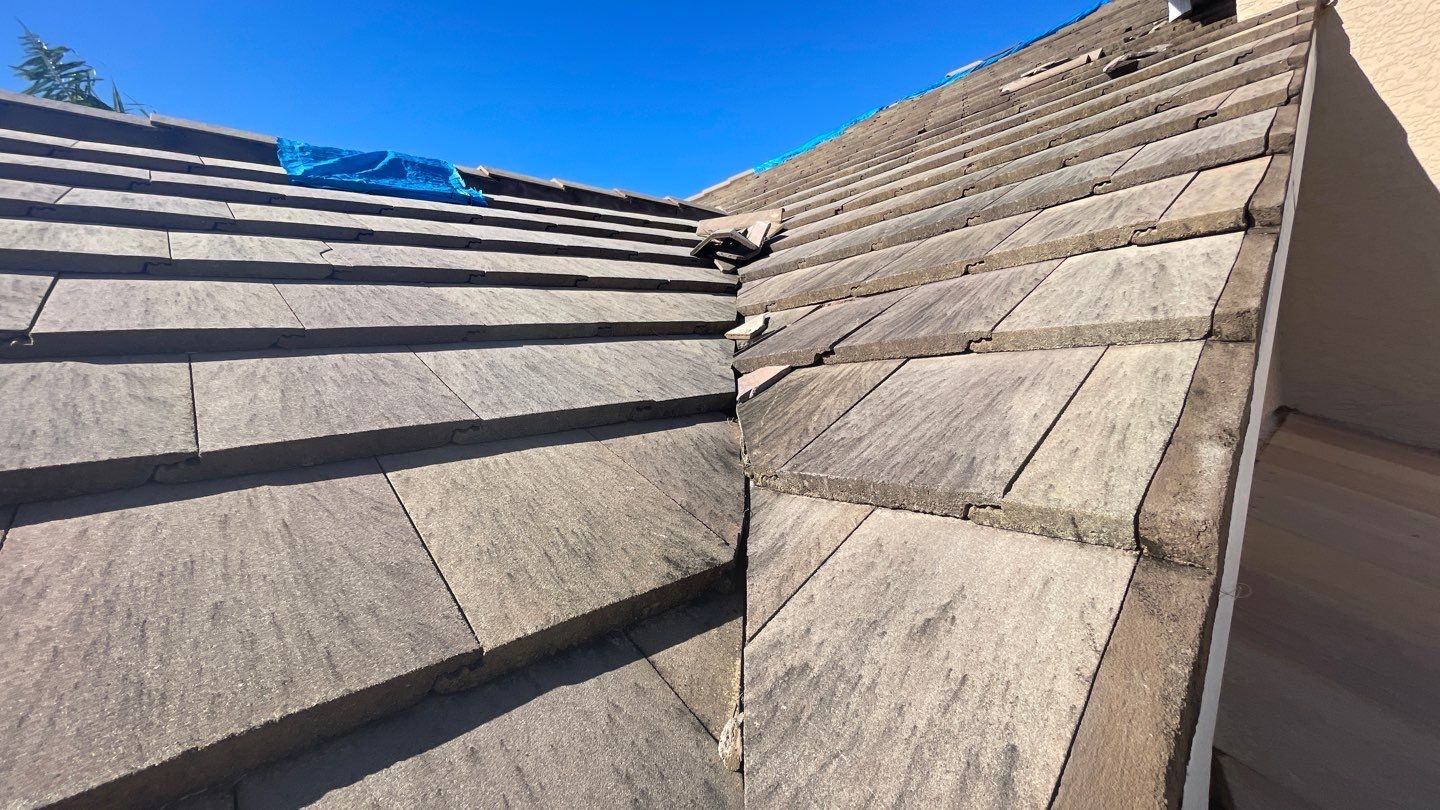 Residential Roofing Repair using Concrete Tile by Four Peaks Roofing