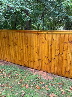 Wood Fence using Wood Sealant