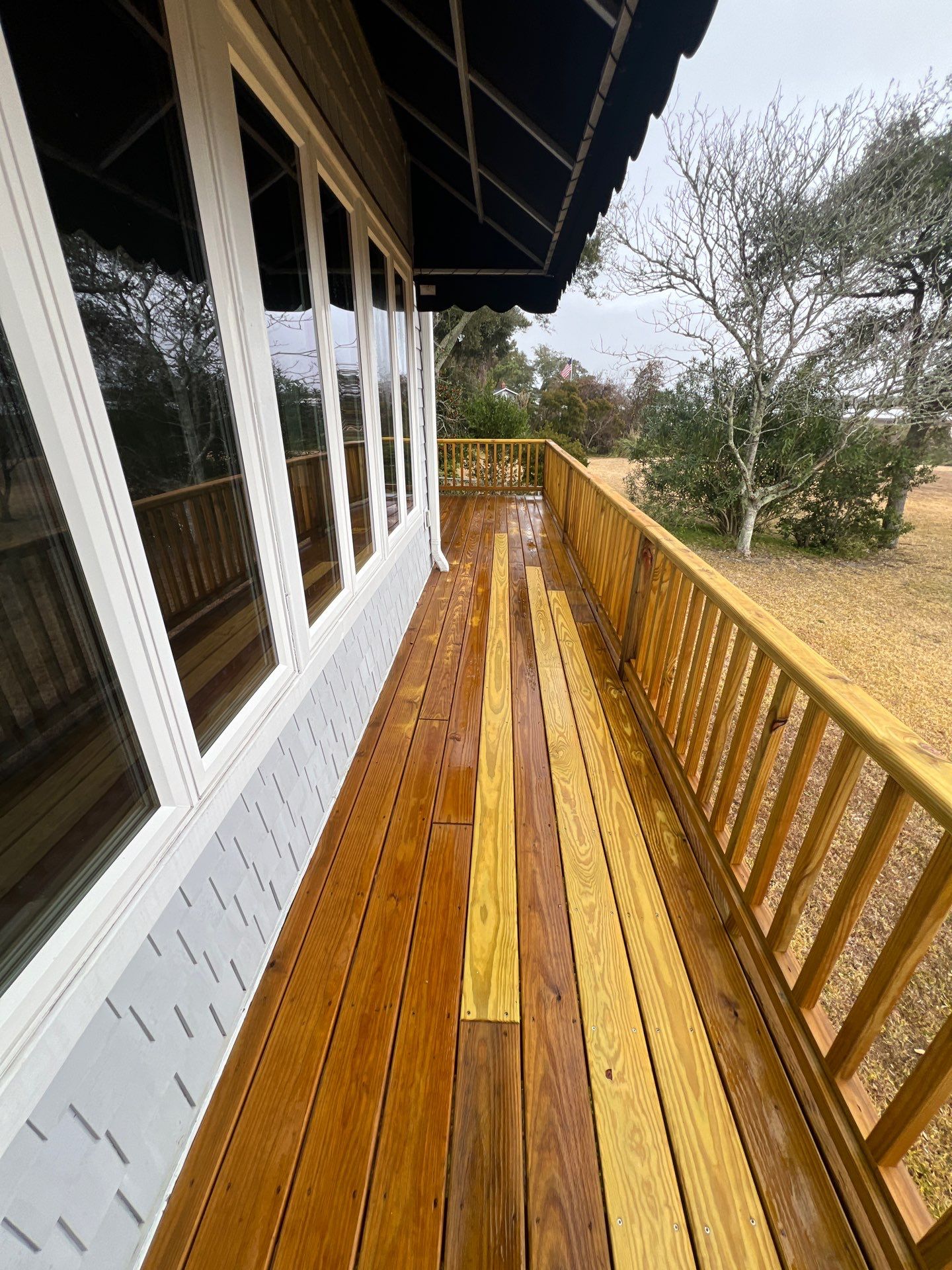 Coated Deck using Wood Sealant by DuraSeal