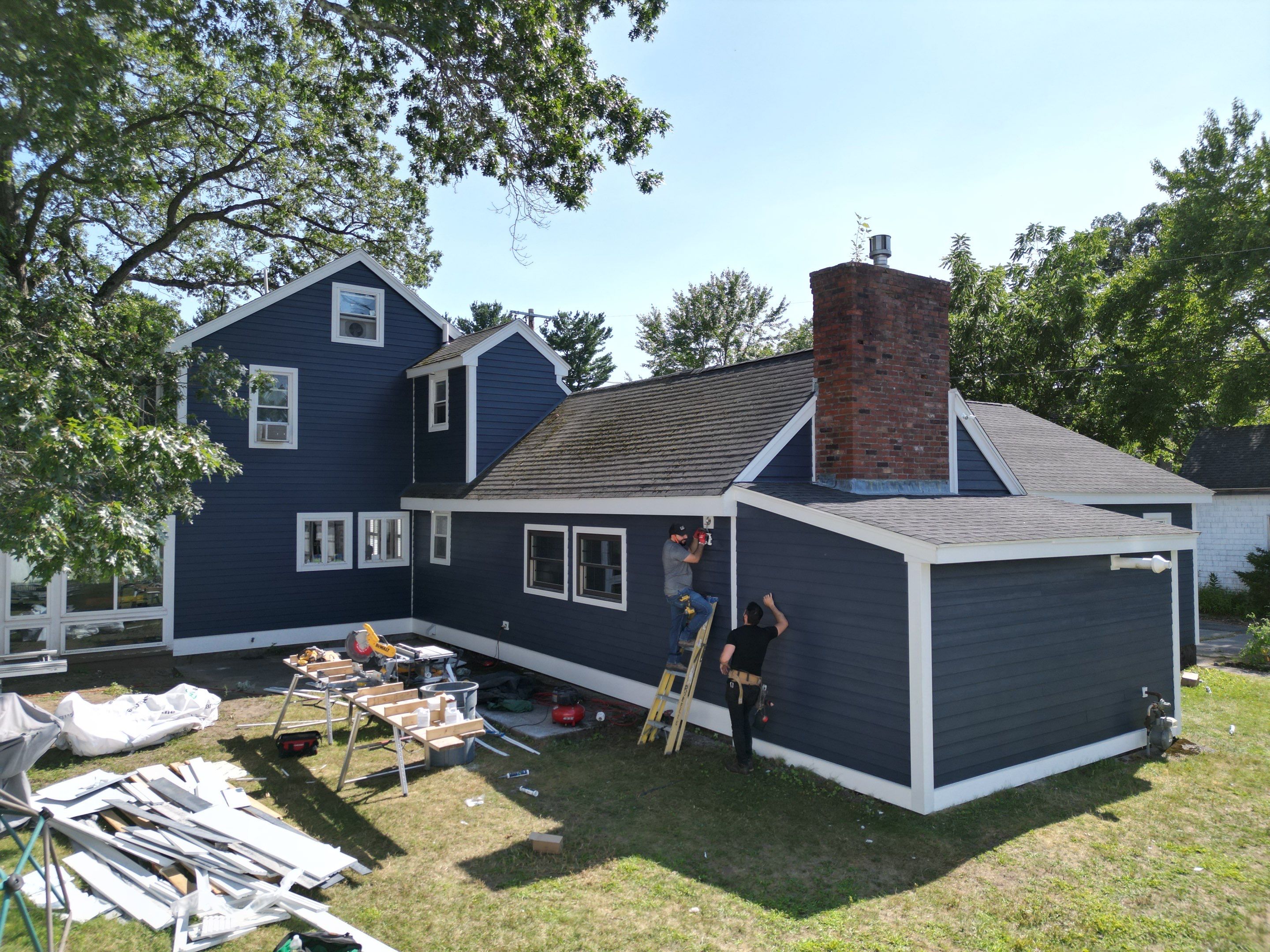 James Hardie Lap Siding Installation in Chelmsford, MA by Mighty Dog Roofing of Greater Middlesex County