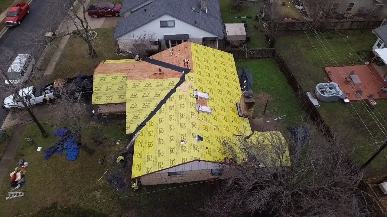 Round Rock Roof Project by Bison Roofing