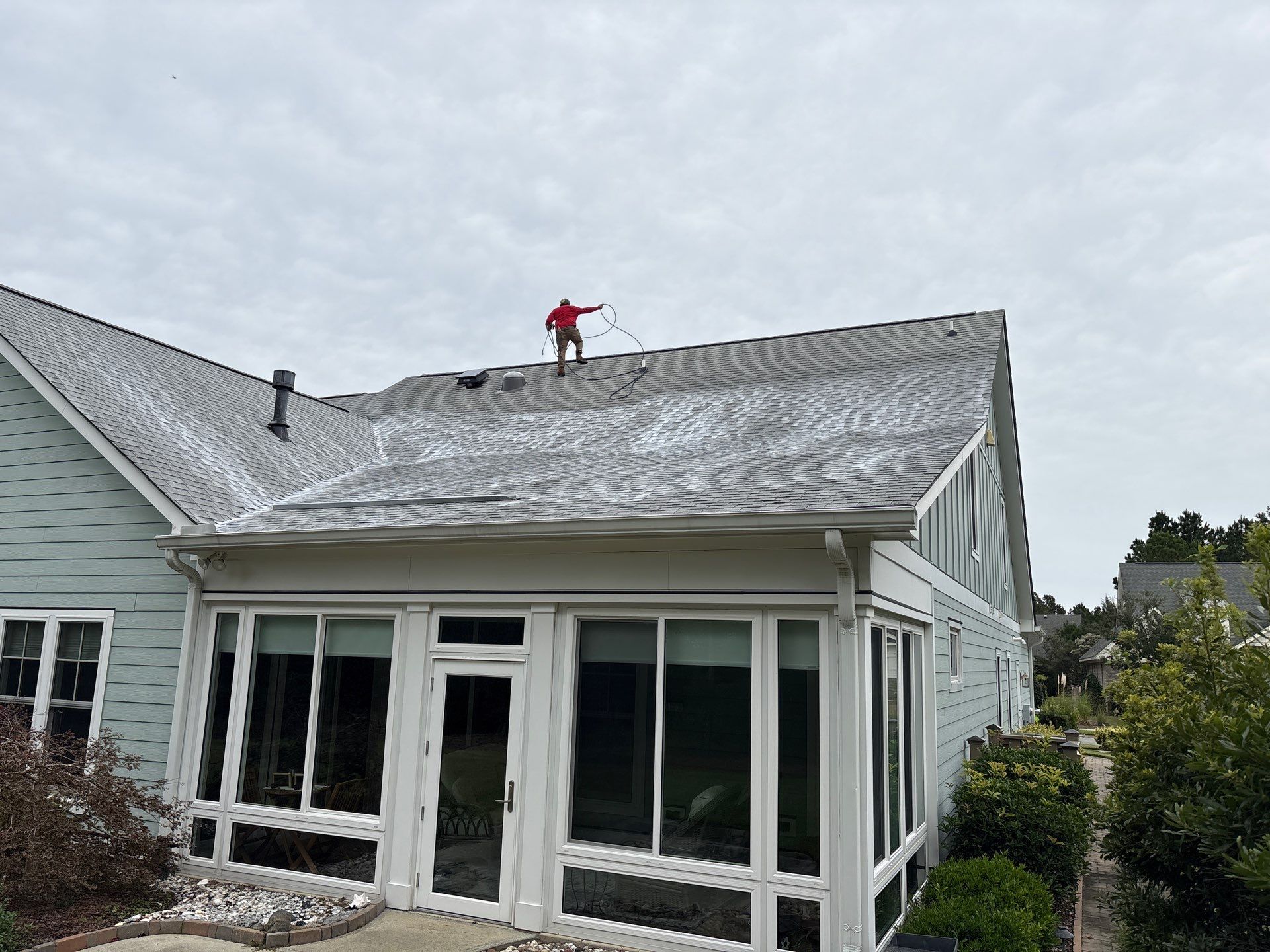 RoofRestor Shingle Rejuvenation in Brunswick Forest, Leland NC by RGR Construction and Roofing, LLC