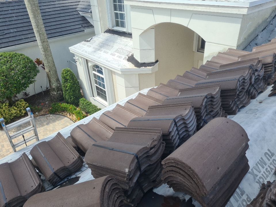 Residential Roofing Installation using Eagle Roofing Tile by BLUES BROTHERS ROOFING