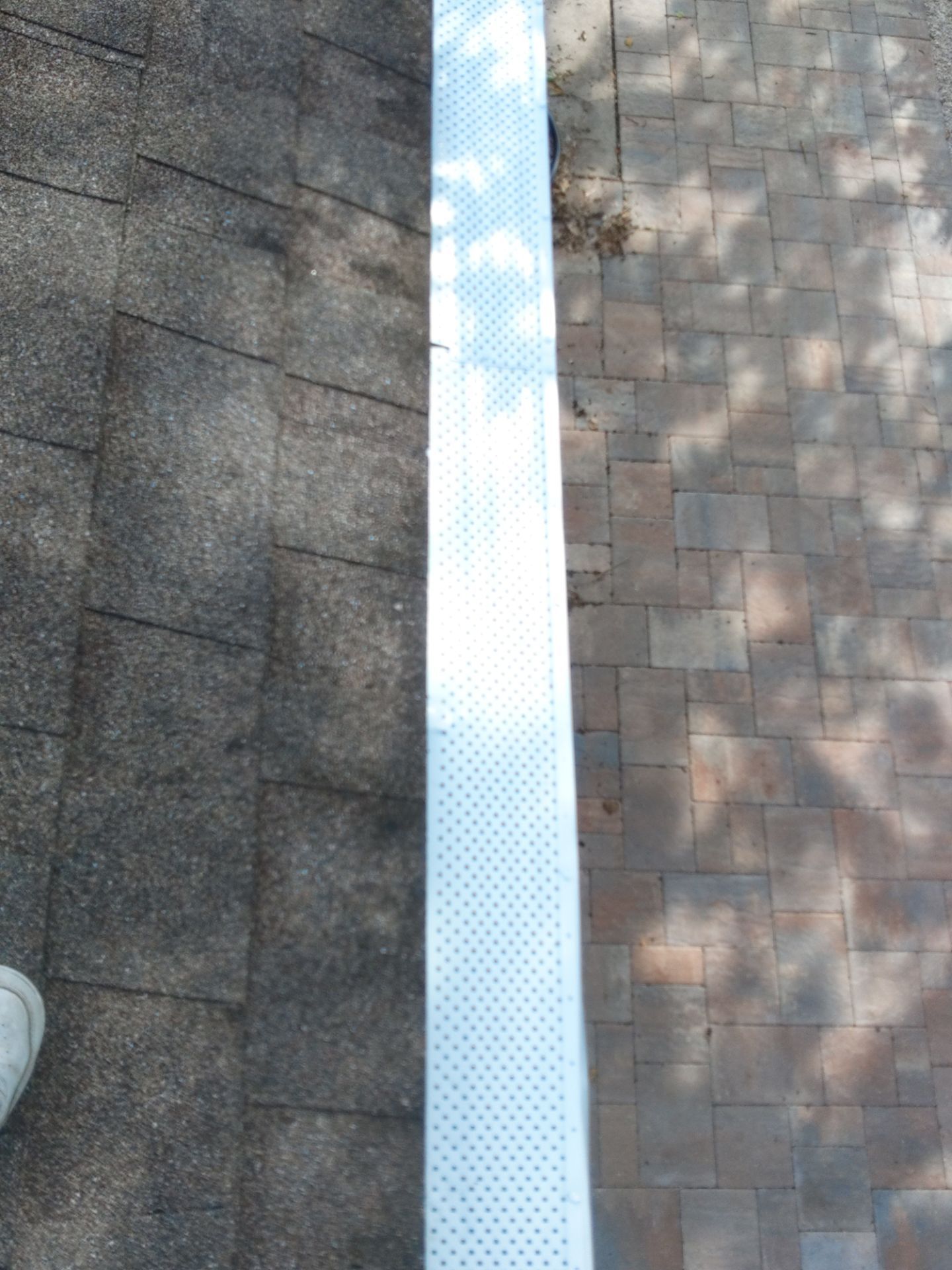Leaf Guard System Installation in Sarasota FL by Gutter Professors