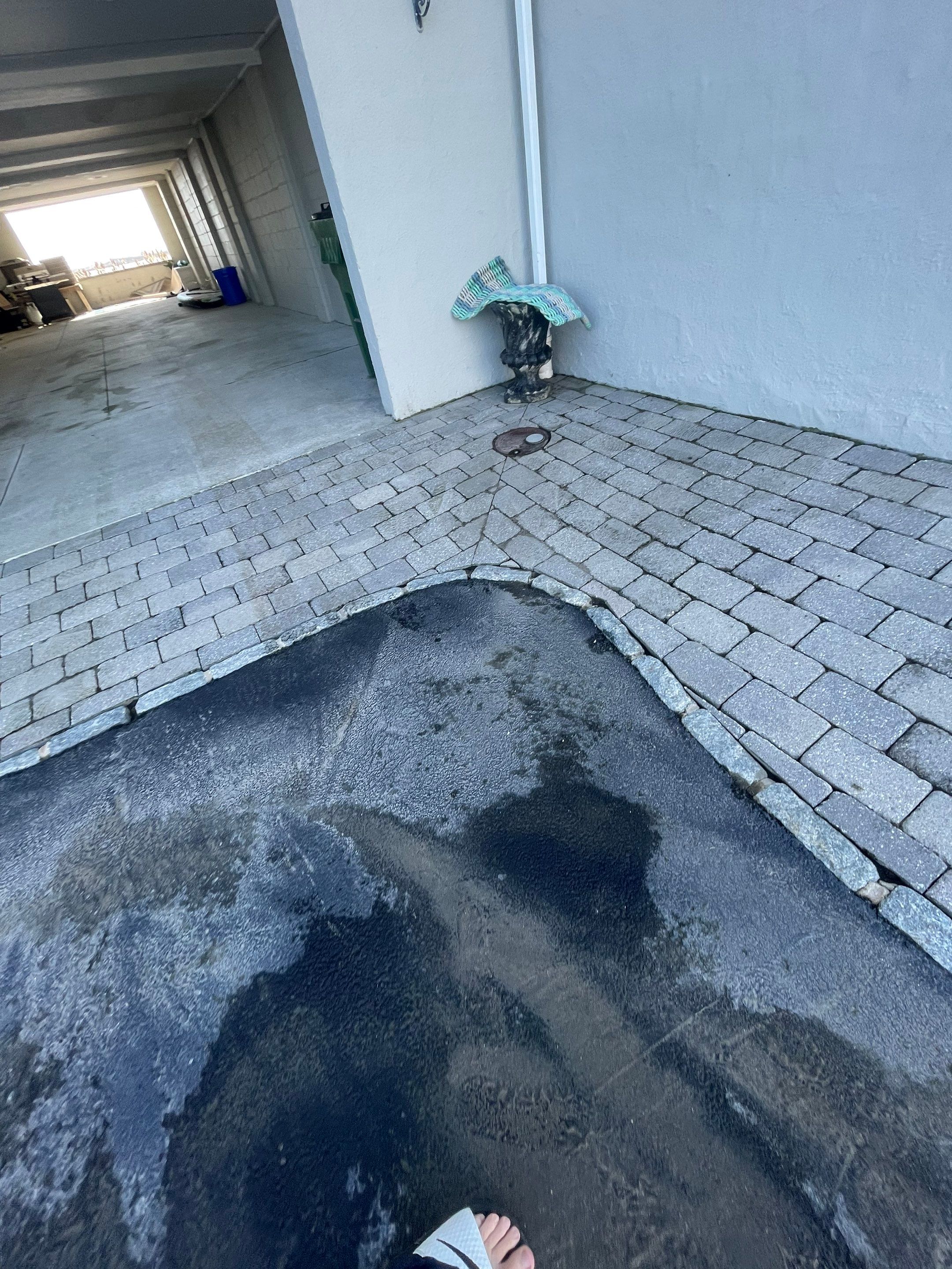 Pavers Cleaned & Concrete Cleaning by SJ Exterior