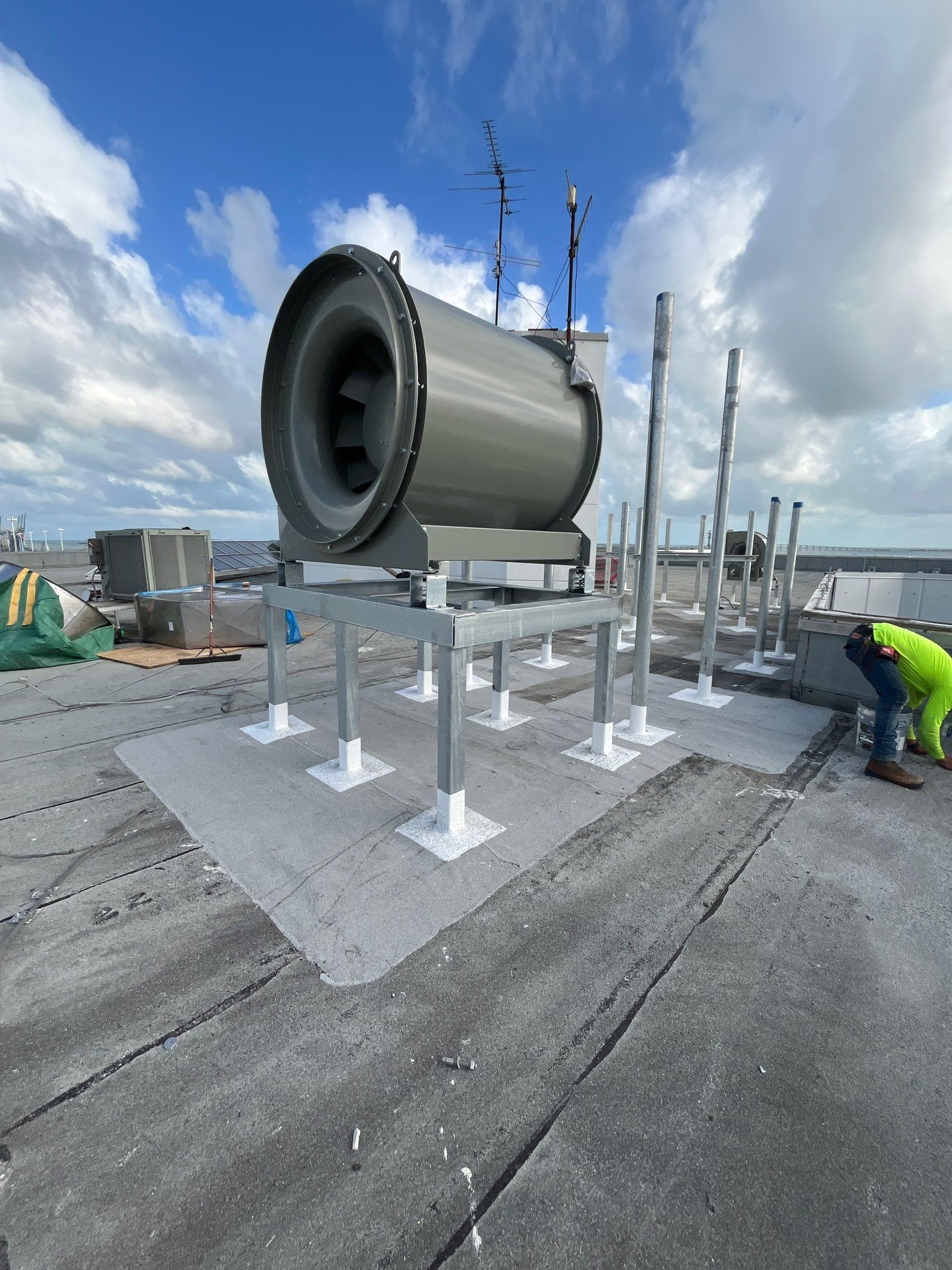 Commercial Roofing Repair and TPO Membrane Restoration in Miami by AJF ROOFING INC