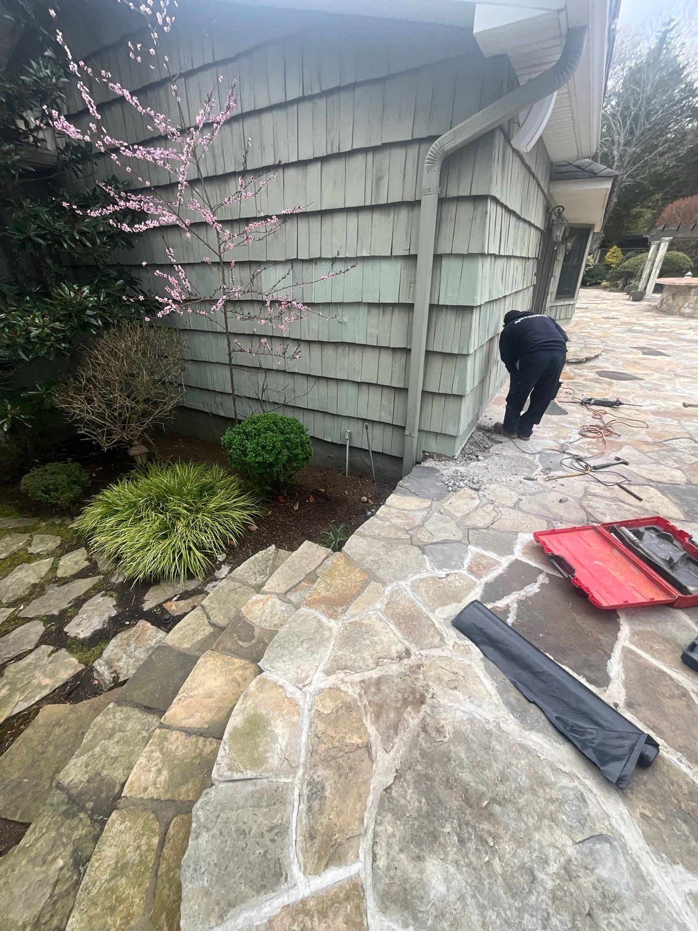 Mt. Misery Rd. Huntington, NY by A.M. Shield Waterproofing, Corp.