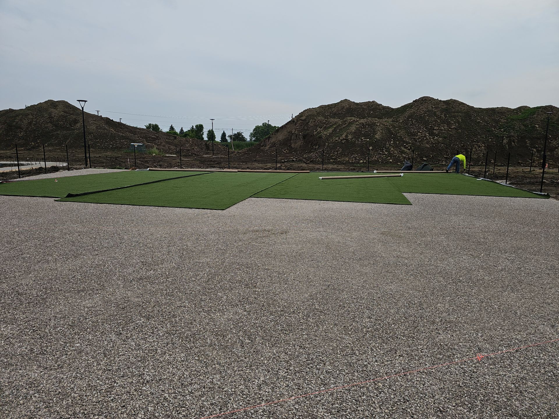 Custom Putting Green and Pet Parks @ Union Station Apartments in Marysville, Ohio by Southwest Greens Midwest