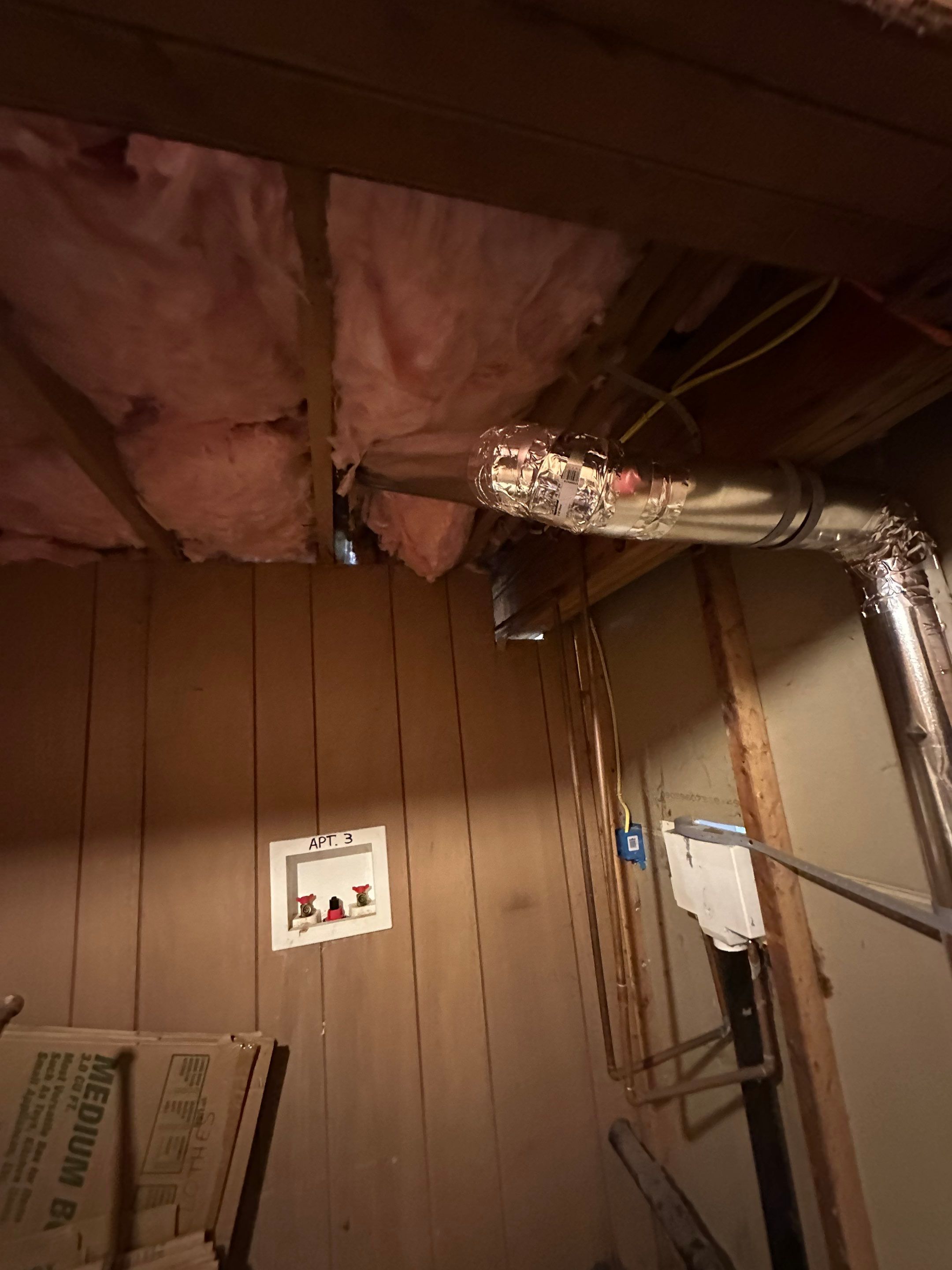 Dryer Vent Replacement in a multifamily by TMS Services