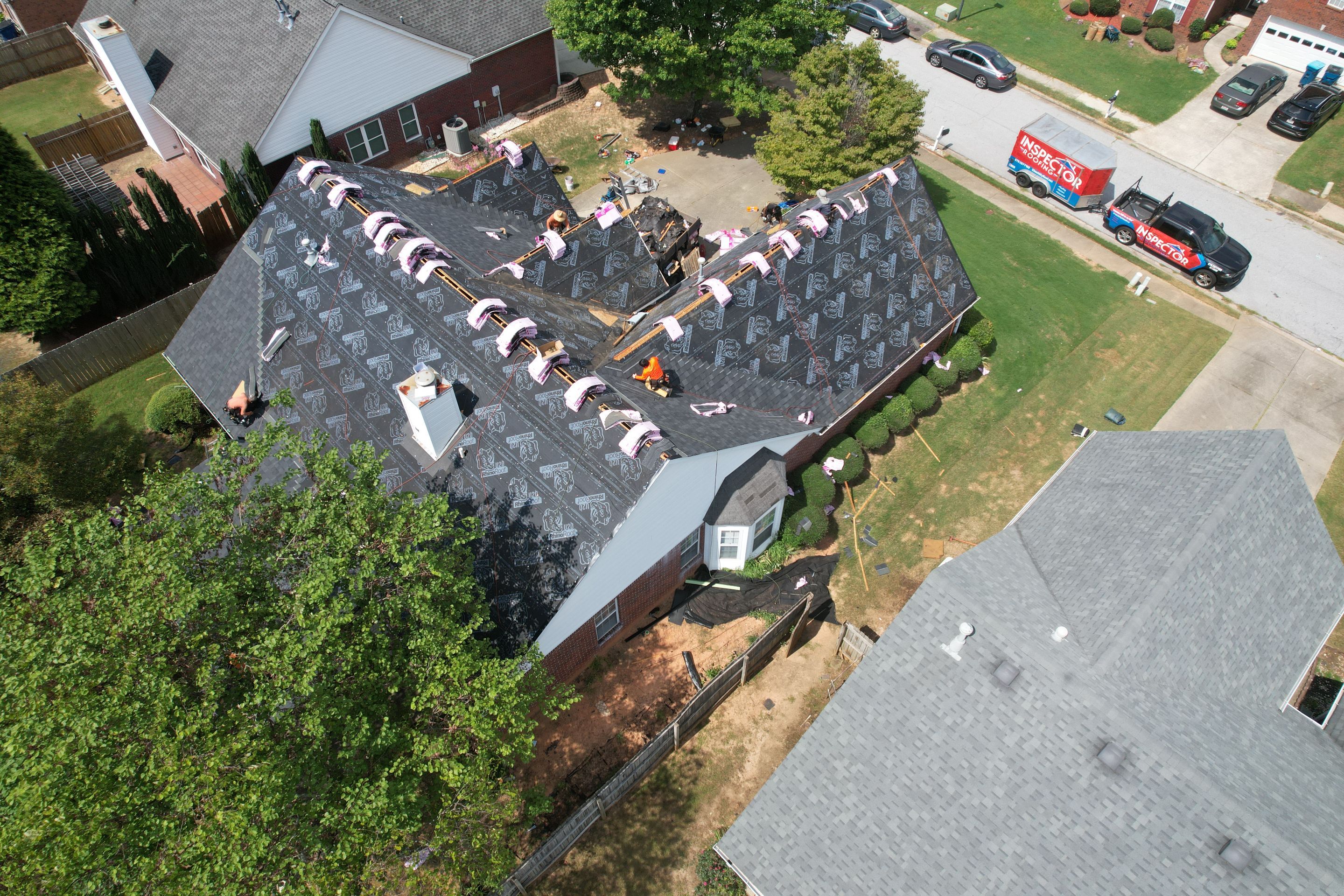 Residential Roof Replacement using Owens Corning Onyx Black by Inspector Roofing and Restoration