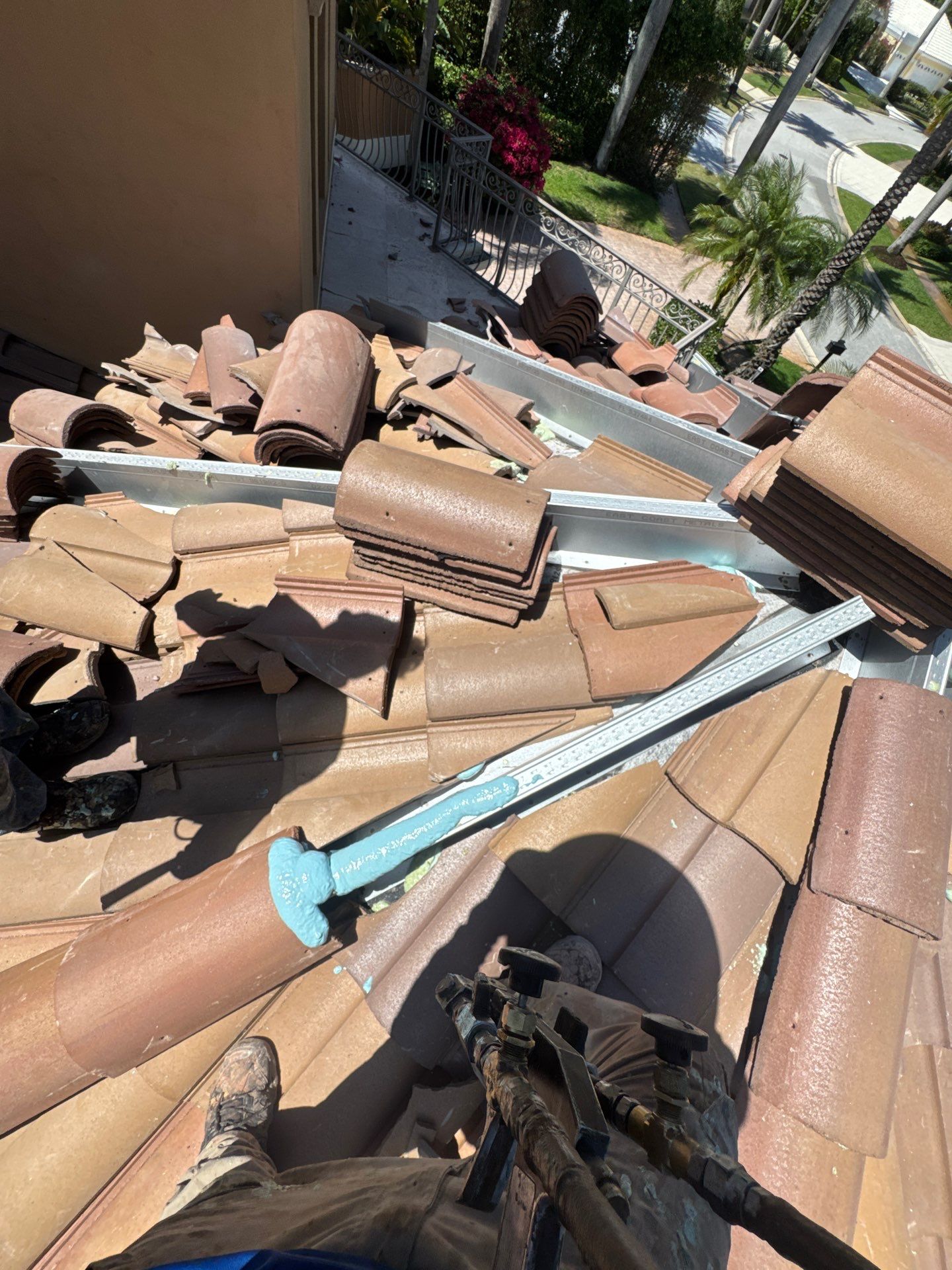 Residential Roofing Installation using Eagle Roofing Tile by BLUES BROTHERS ROOFING