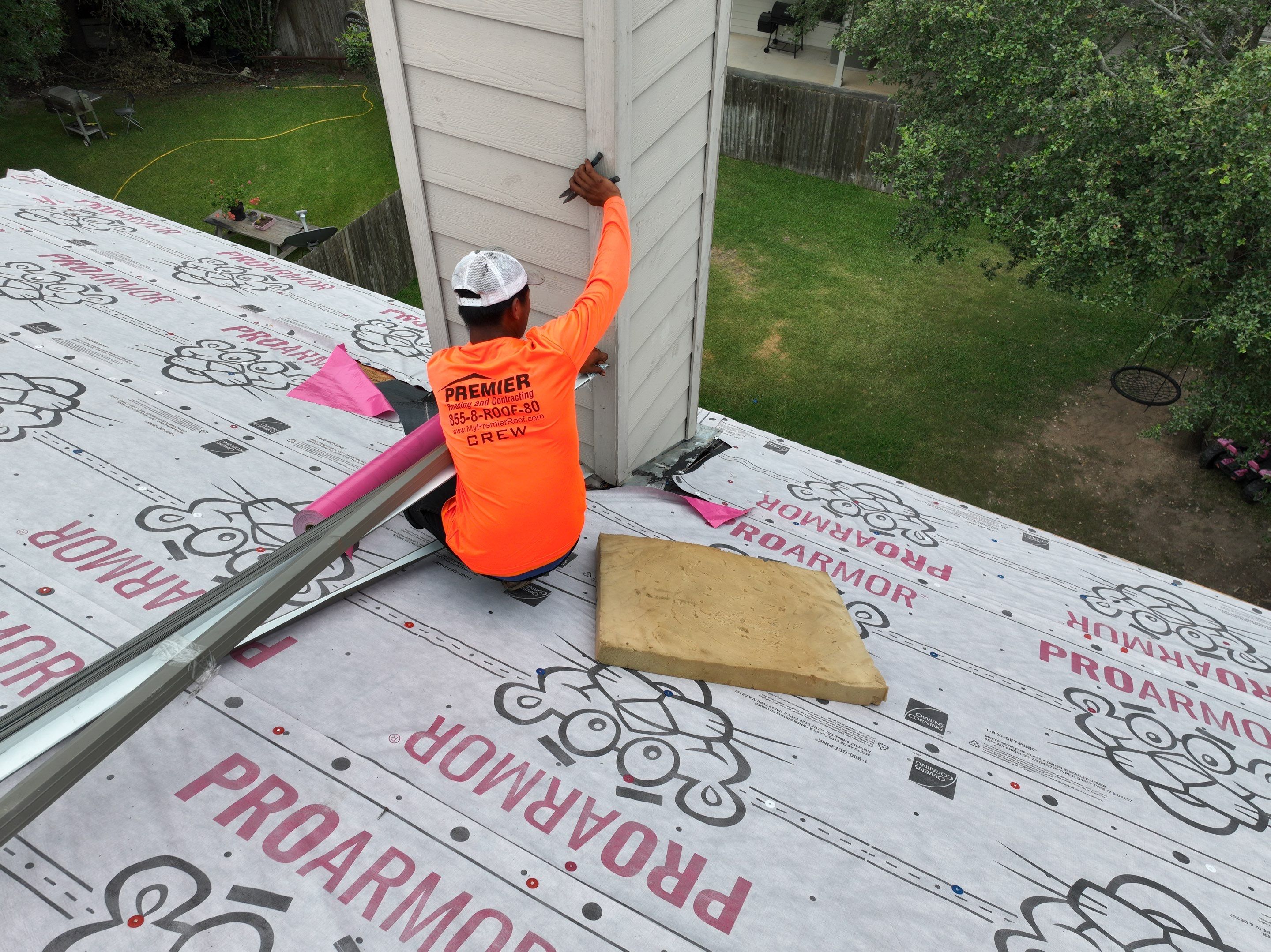 Residential Roof Replacement by Premier Roofing and Contracting