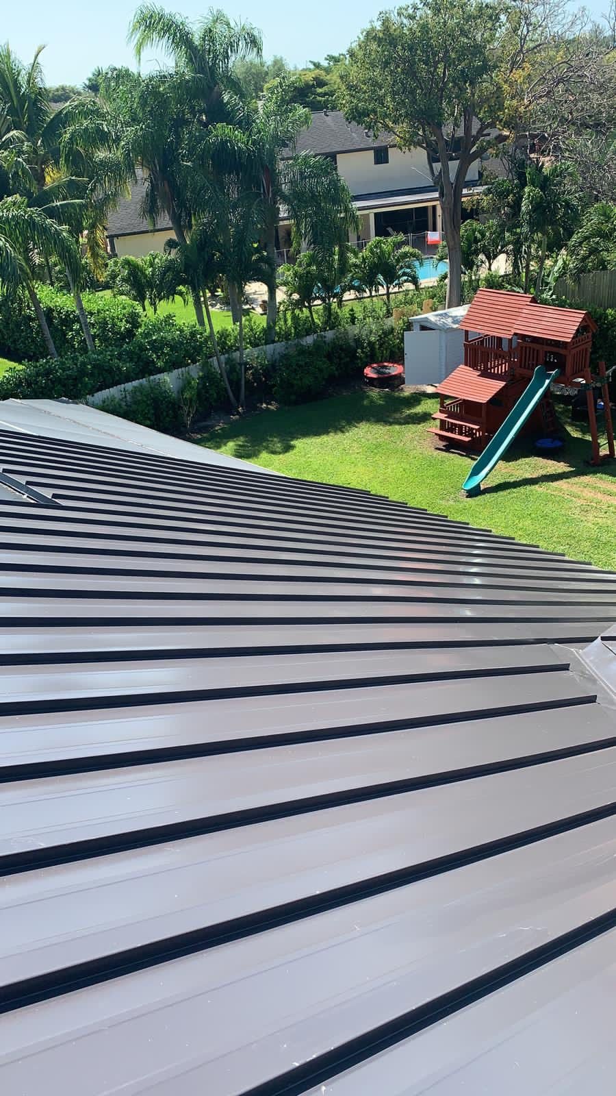 Metal Roof - Galvalume - Dark Bronze by Istueta Roofing