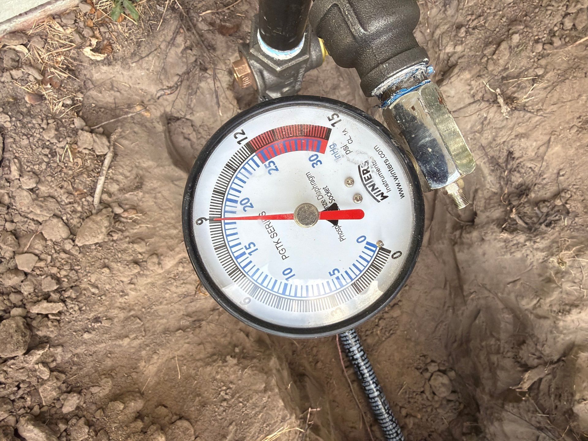Exterior Gas Line Replacement and Pressure Test in Bryan by 4L Contracting LLC