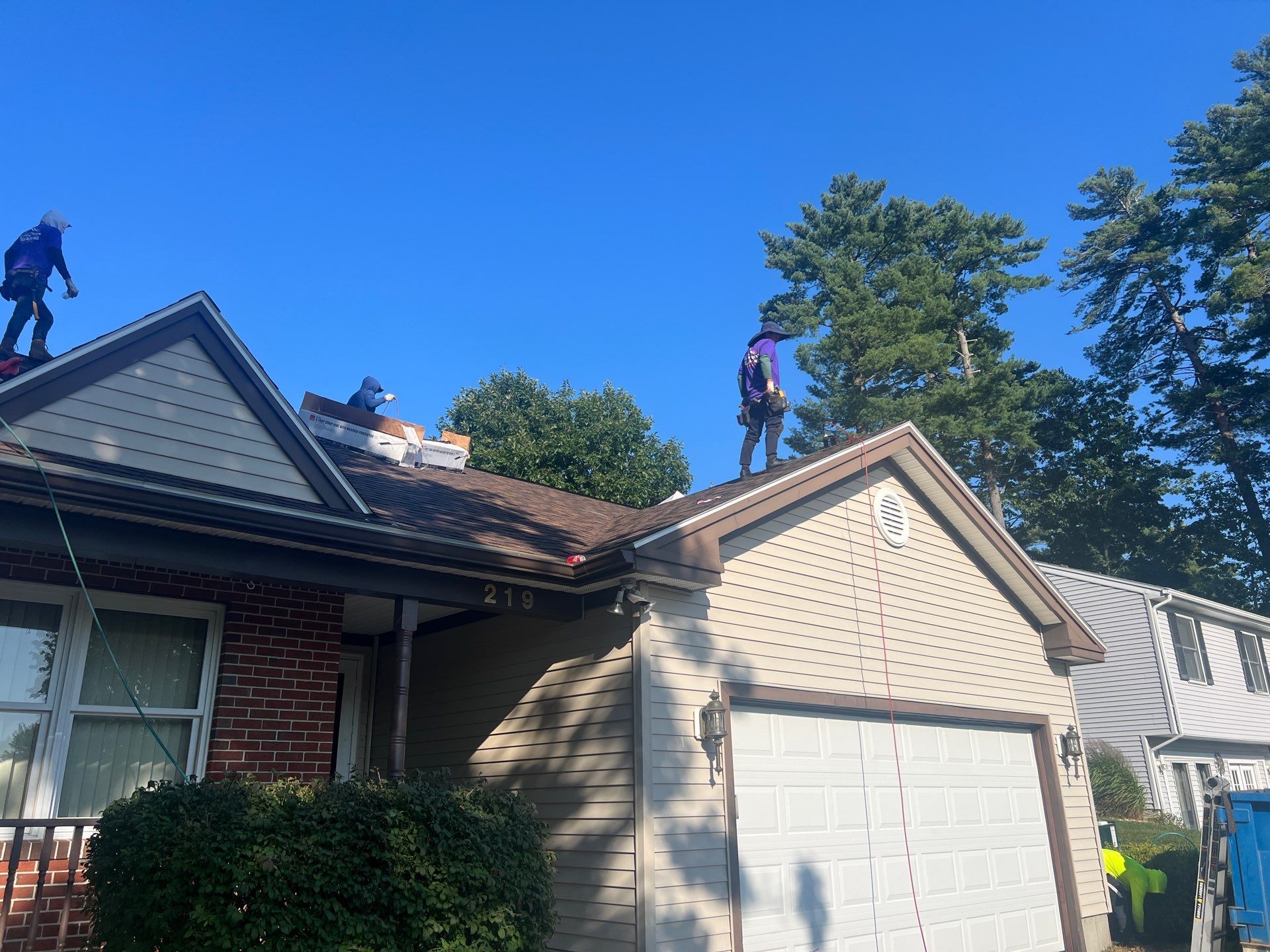 Portland Maine Roof Install by Tall pine roofing