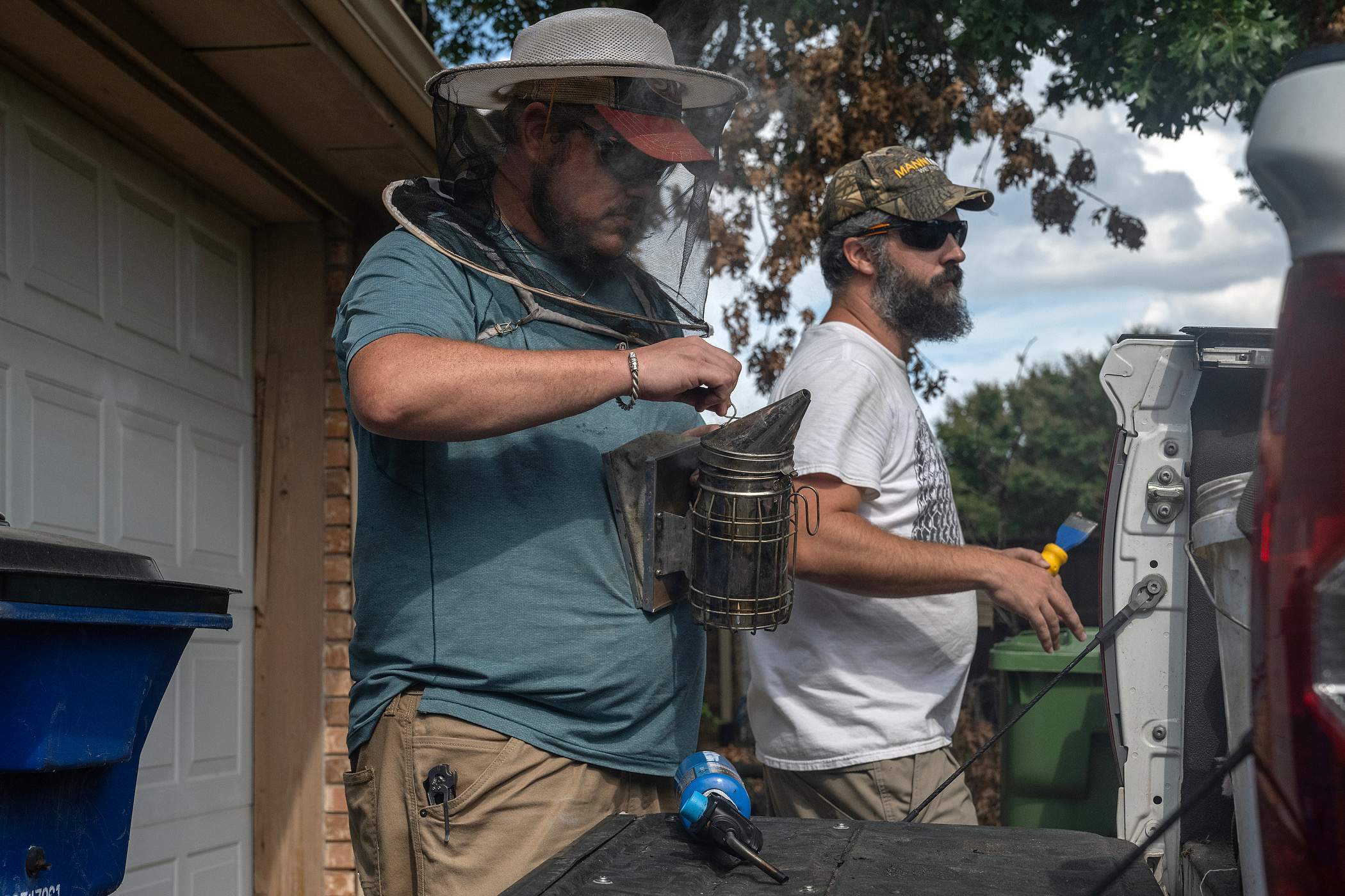 Brick Column by Rockwall Honey Bee Company