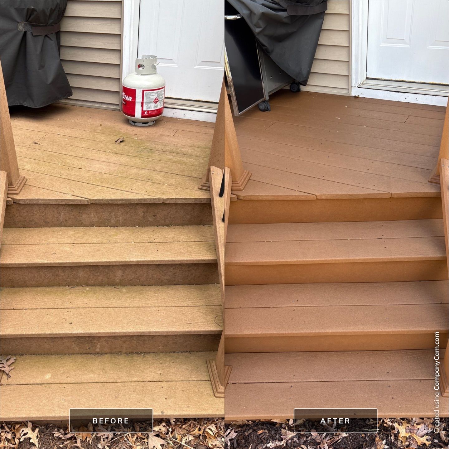 deck cleaning by Under Pressure Power Washing 