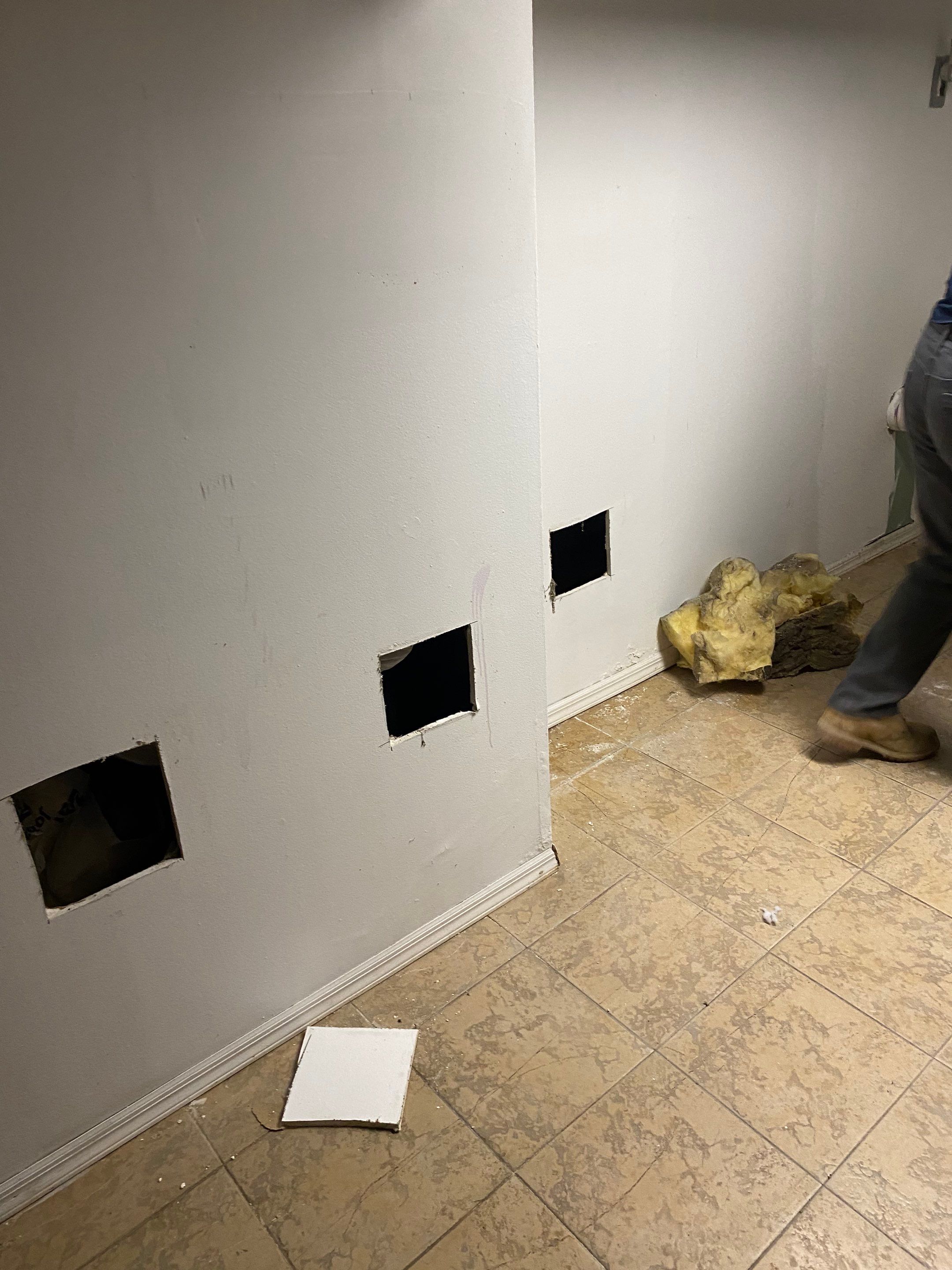 Interior French Drain Job in Bayonne, NJ by Pure Service Pro, LLC 
