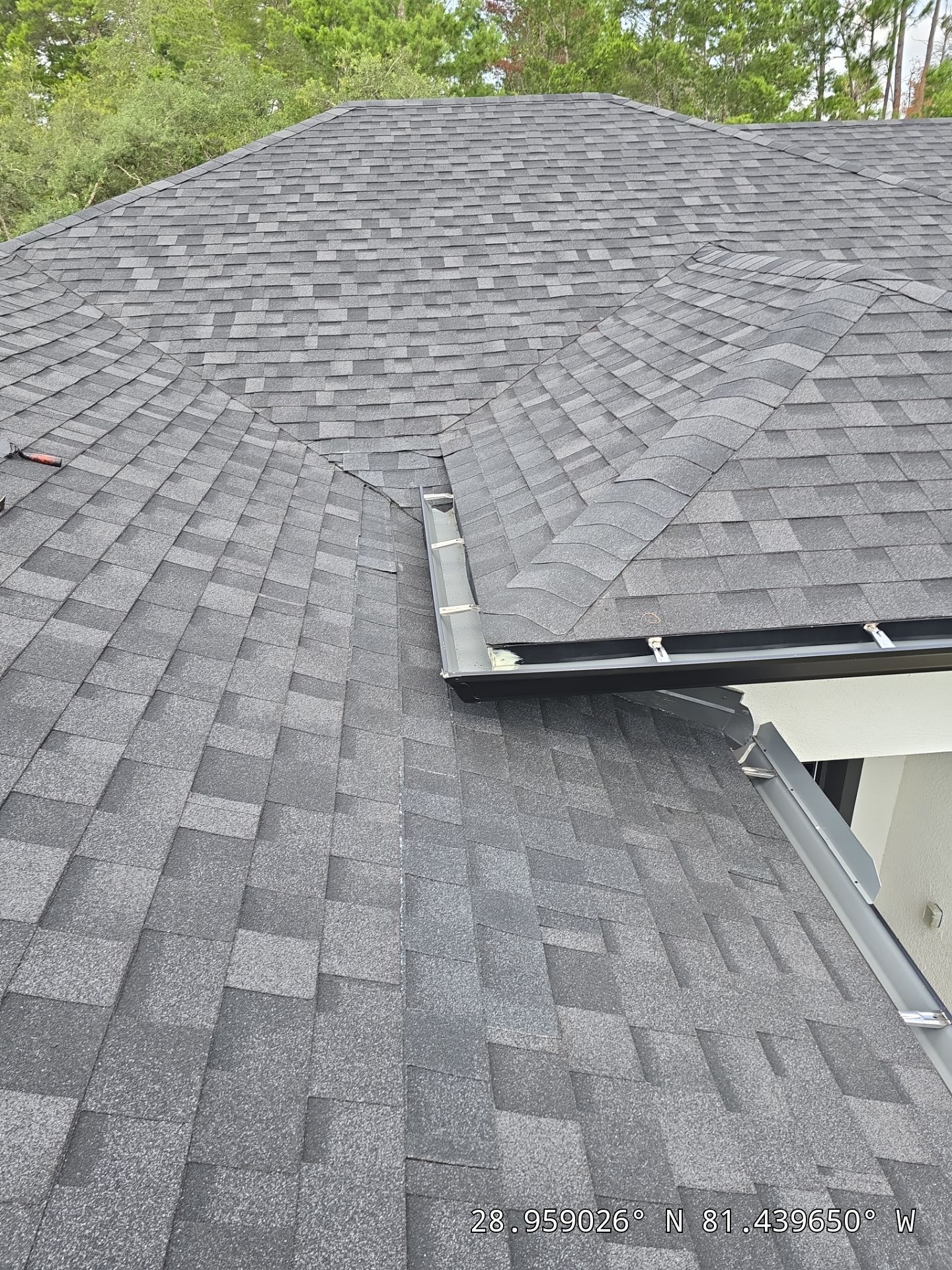 GAF Asphalt Shingle Roof Replacement with Skylight in Eustis by Fortified Roofing Solutions Corp.