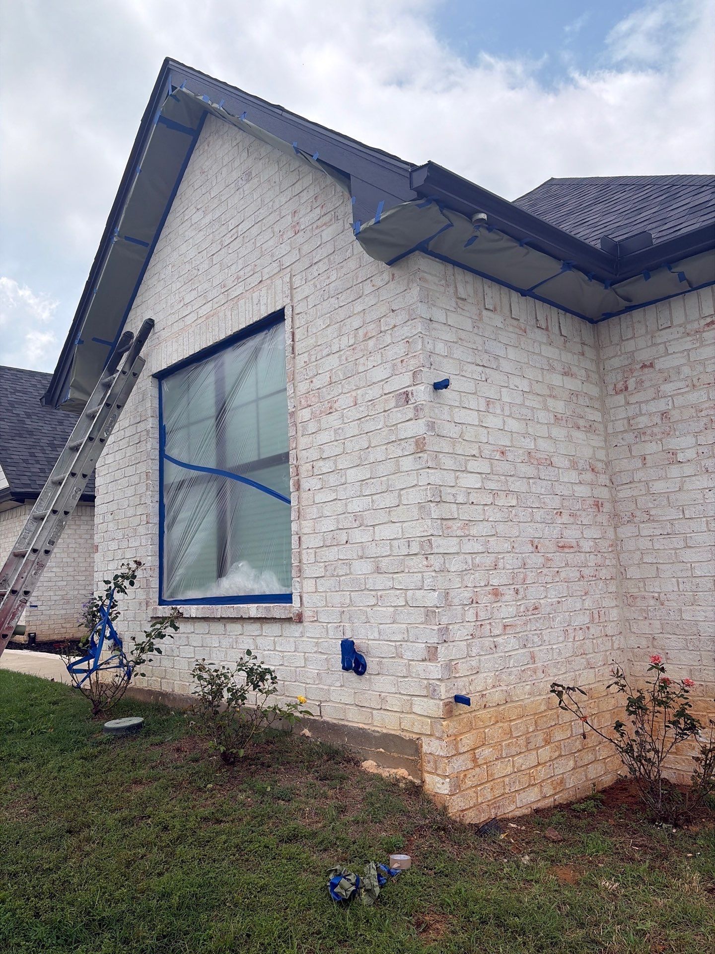 Bright Brick Repaint in Tyler, TX by Quality Coats Painting