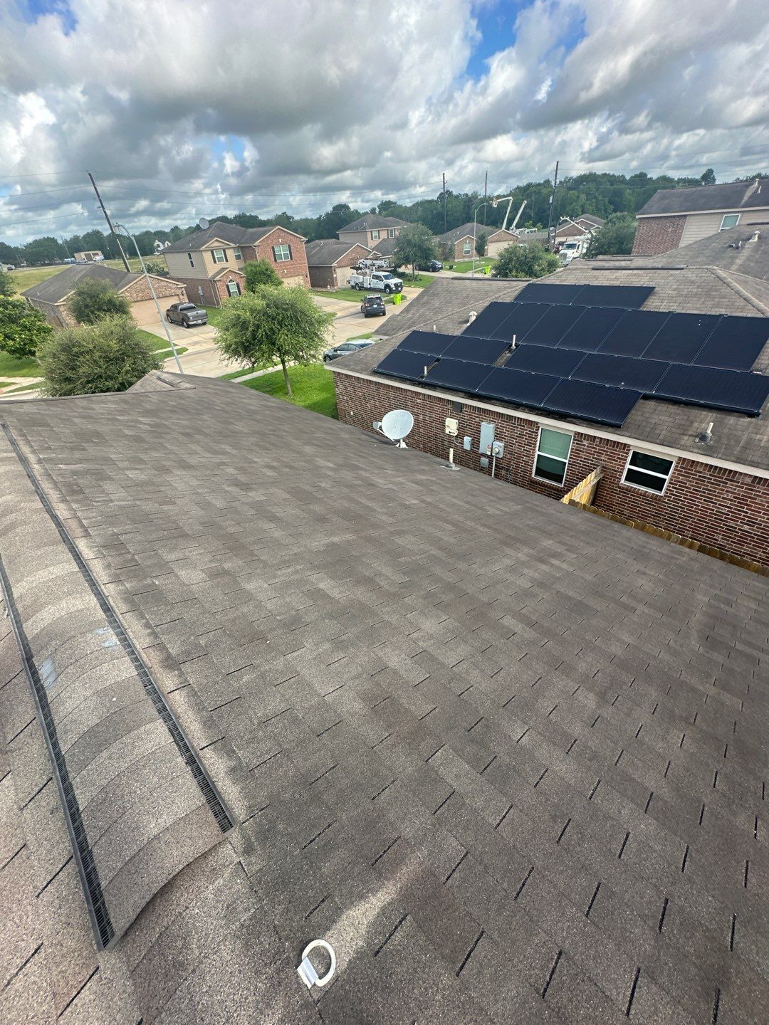 Residential Roofing Installation using Owen's Corning Duration (Lifetime) Shingles by Roof Repair Company