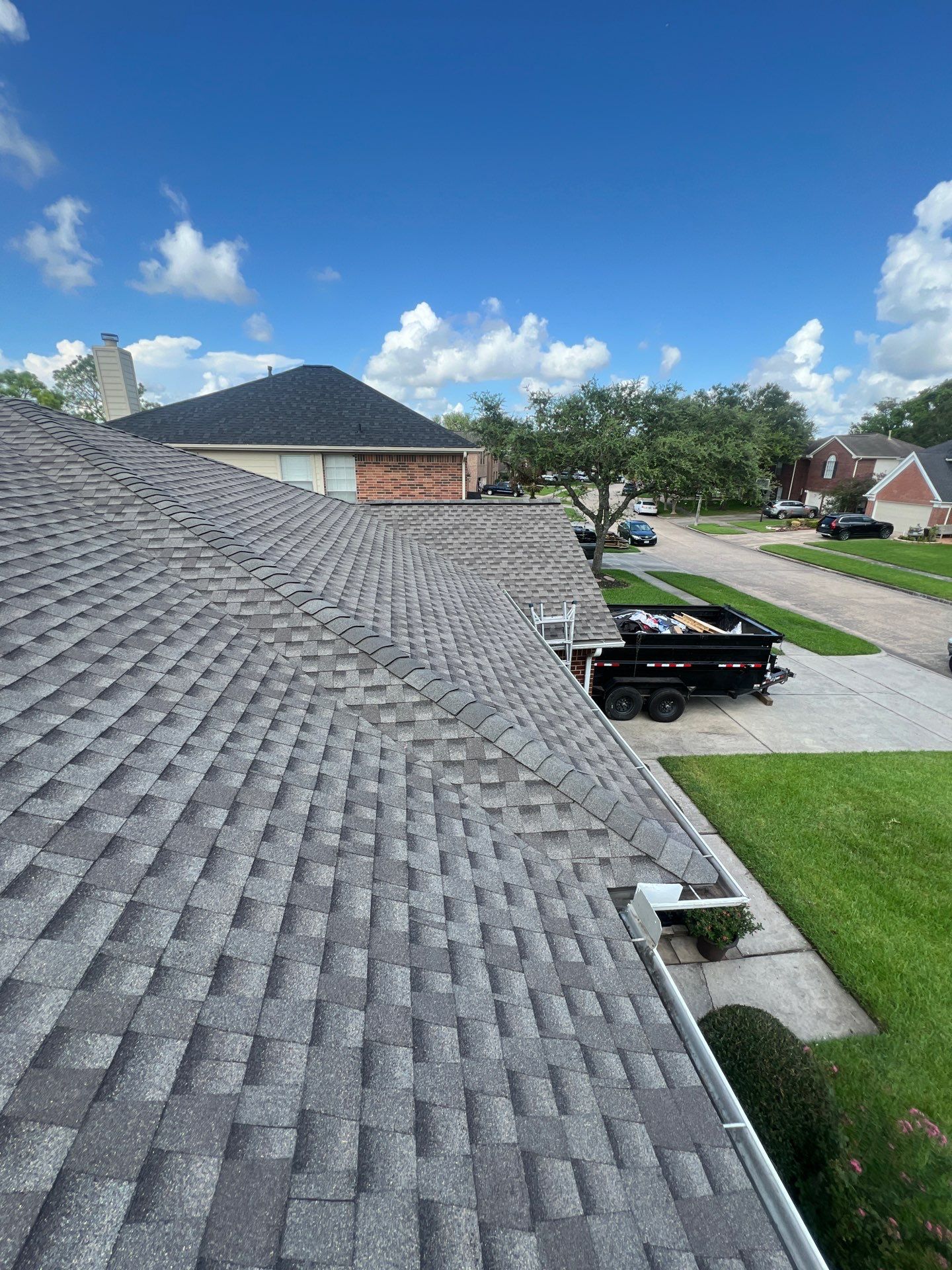 Residential Roof Replacement using GAF HDZ - Weathered Wood by Elite Roofing LLC