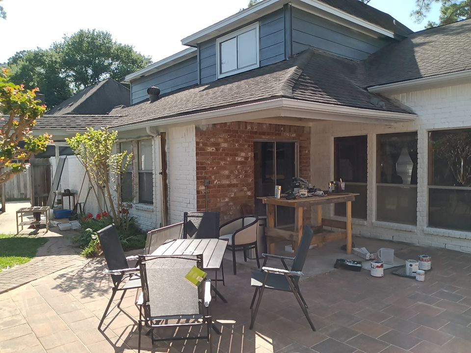 Interior and exterior painting project by Roof Concepts Construction