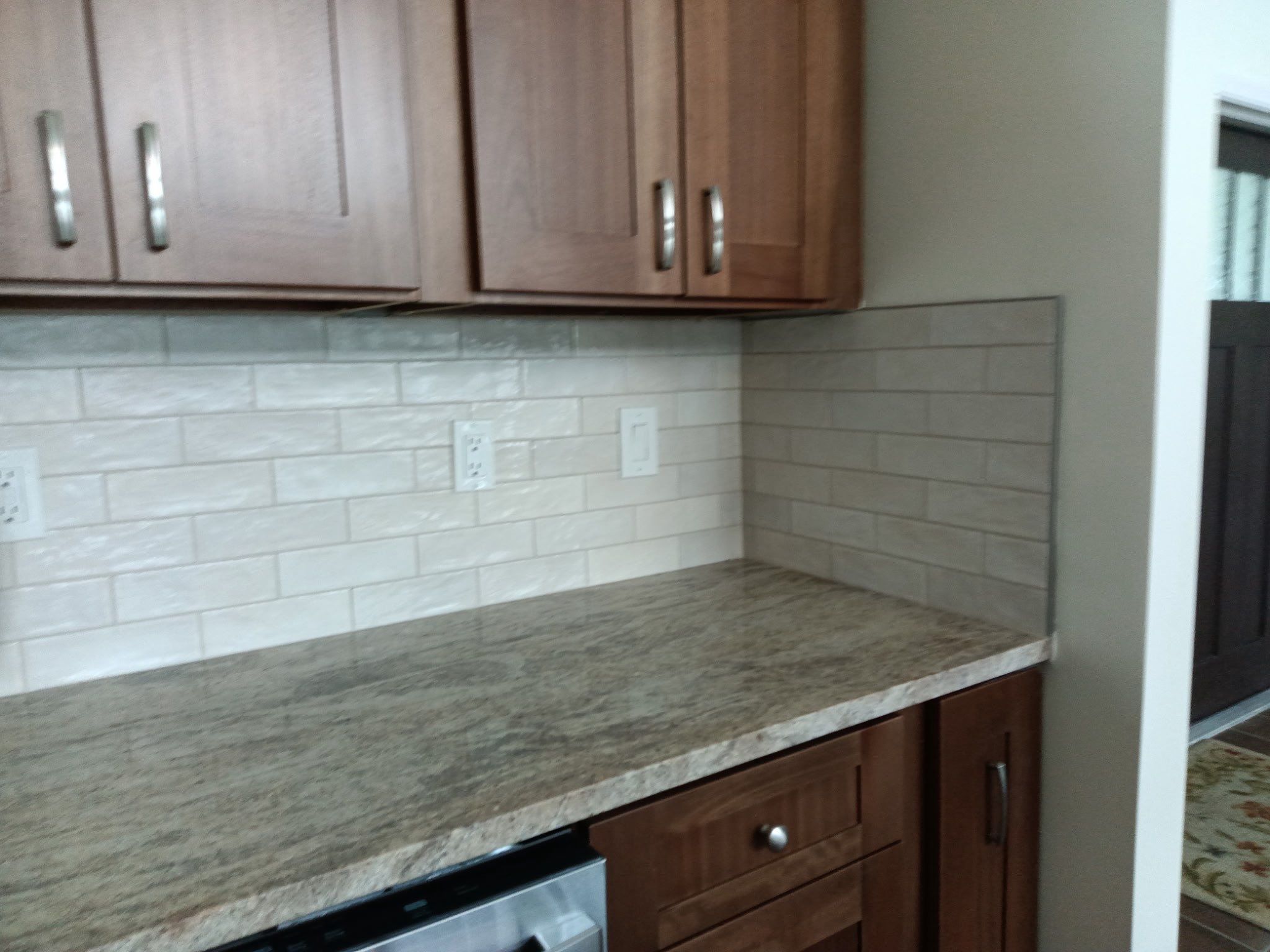 Backsplash Fix From Previous Install by Axtra Hand