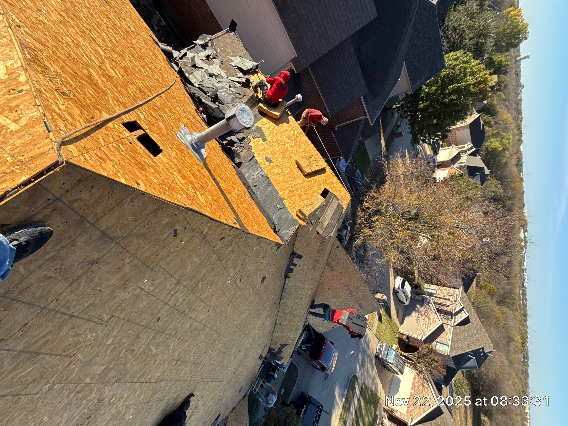 Residential Roof Replacement using GAF HDZ - Weathered Wood by Elite Roofing LLC