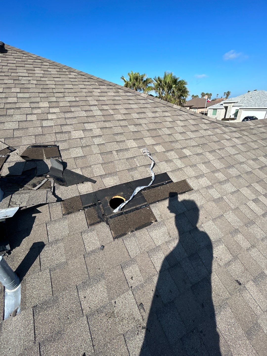 Residential Roofing Repair using Attic Vents by Lighthouse Roofing