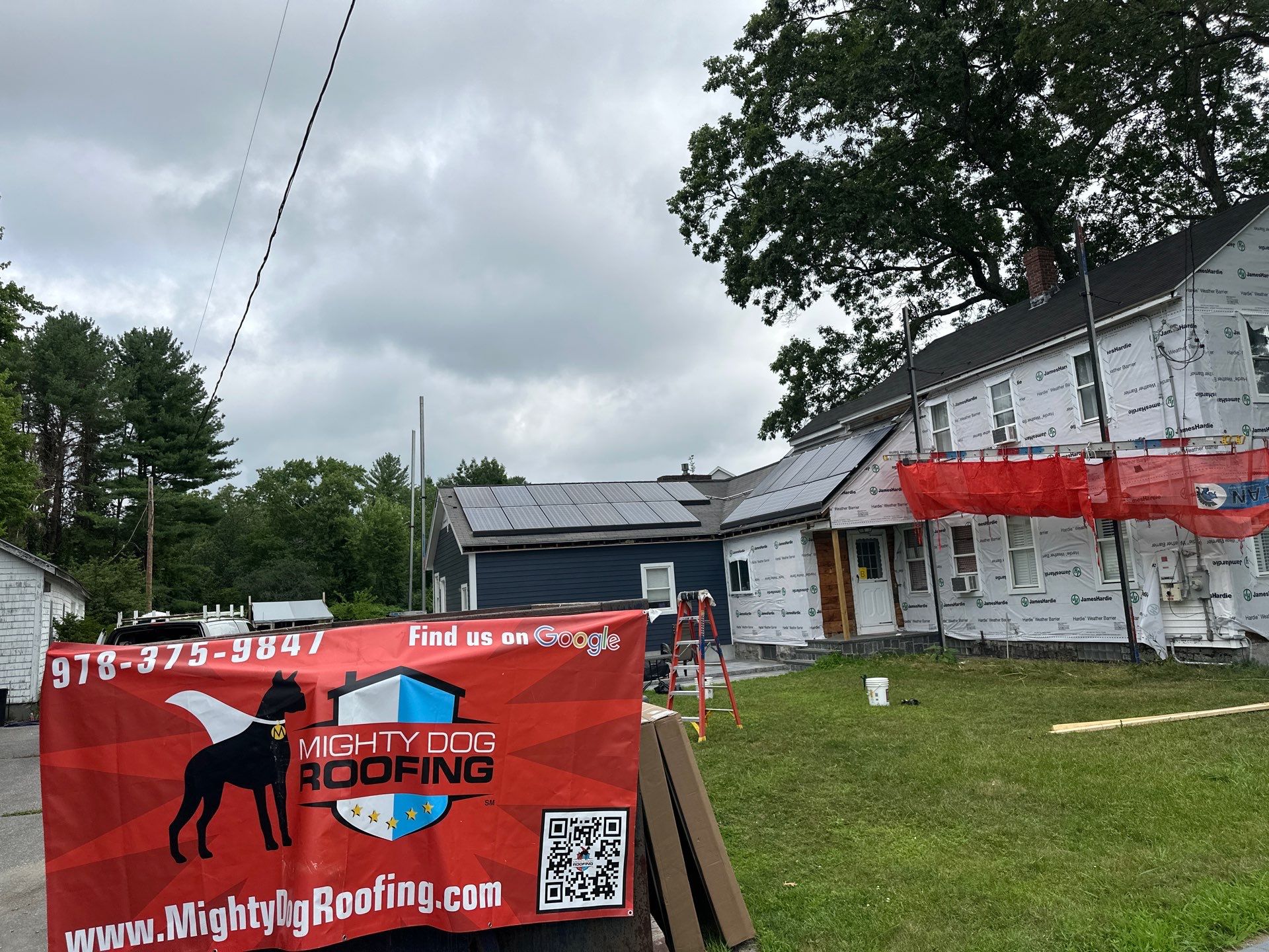 James Hardie Lap Siding Installation in Chelmsford, MA by Mighty Dog Roofing of Greater Middlesex County