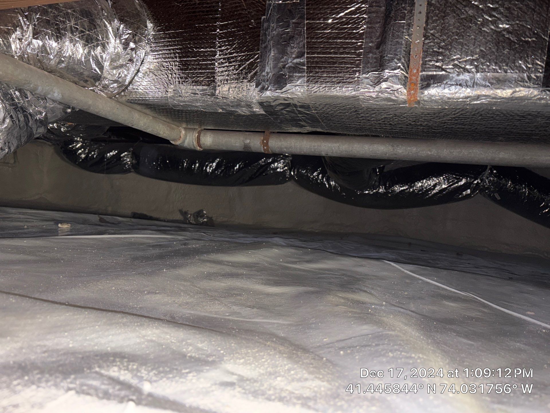 Crawl Space Encapsulation using Closed Cell Spray Foam by NYS Foam & Energy