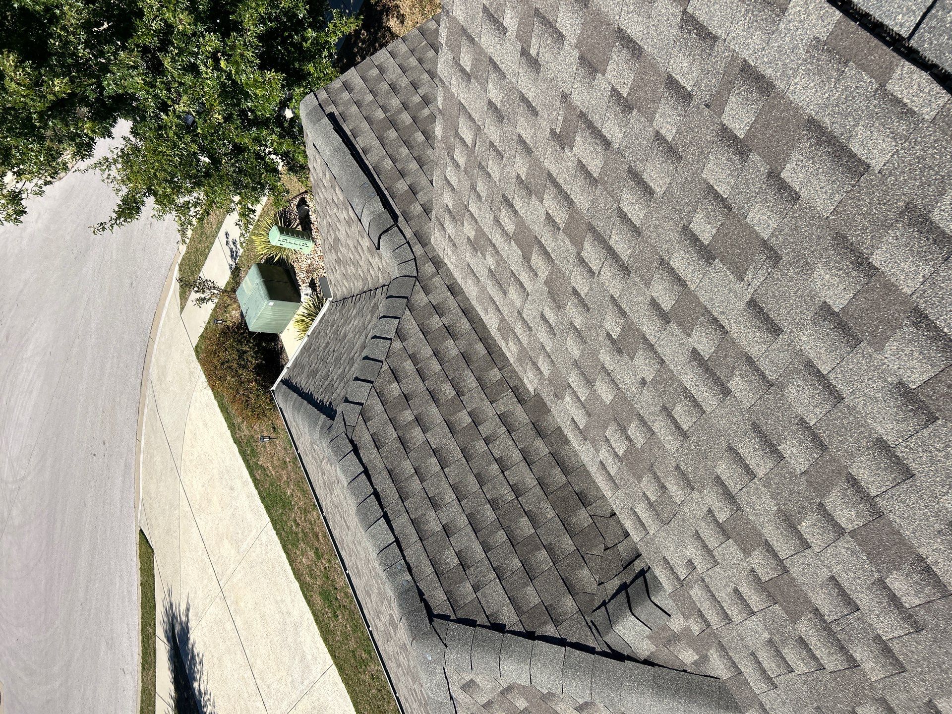 Residential Roof Replacement using GAF - Armorshield ll - Weathered Wood by Action Exteriors Austin