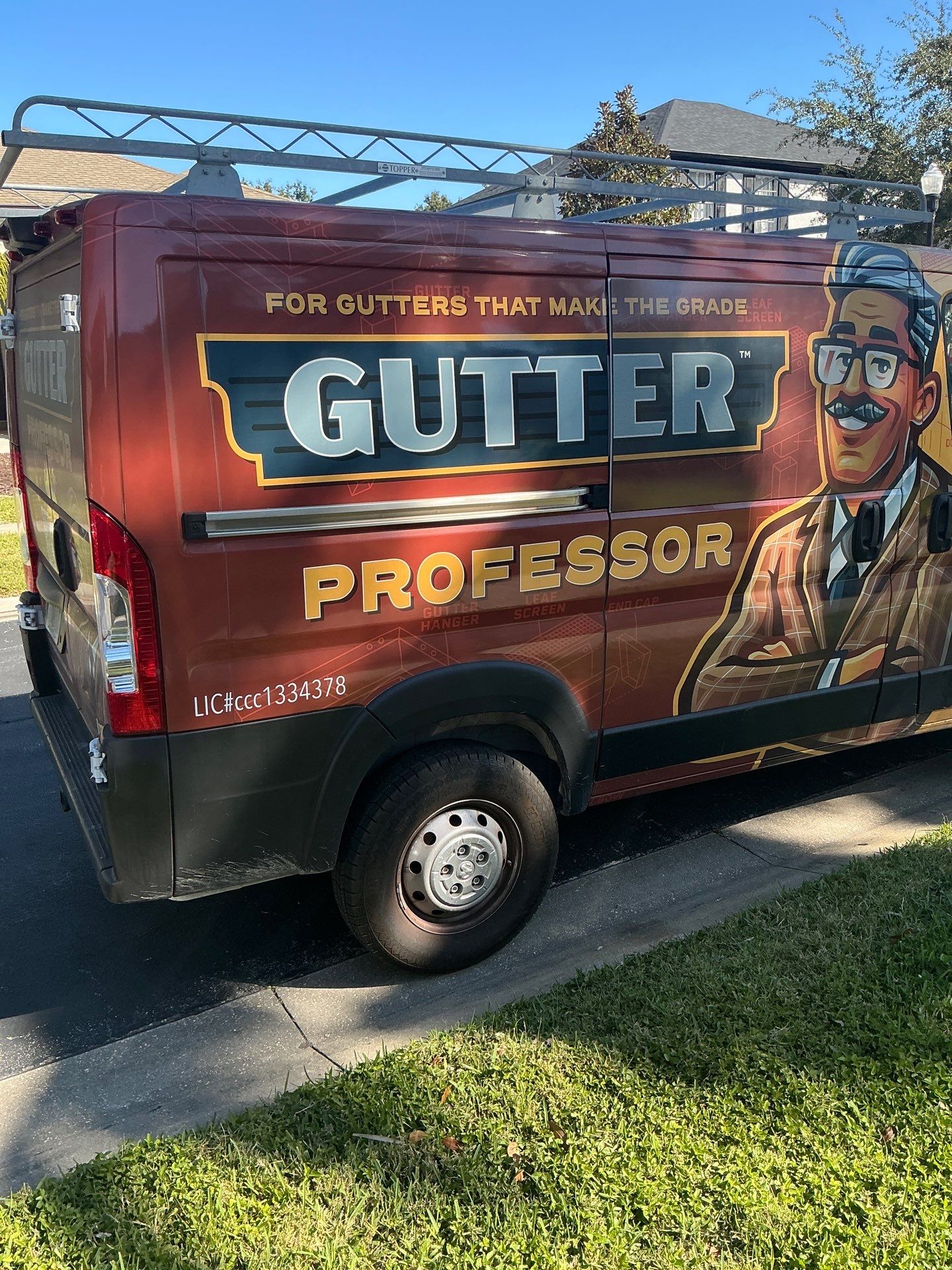6 Inch Seamless Gutters using Copper Gutters in Wesley Chapel FL by Gutter Professors