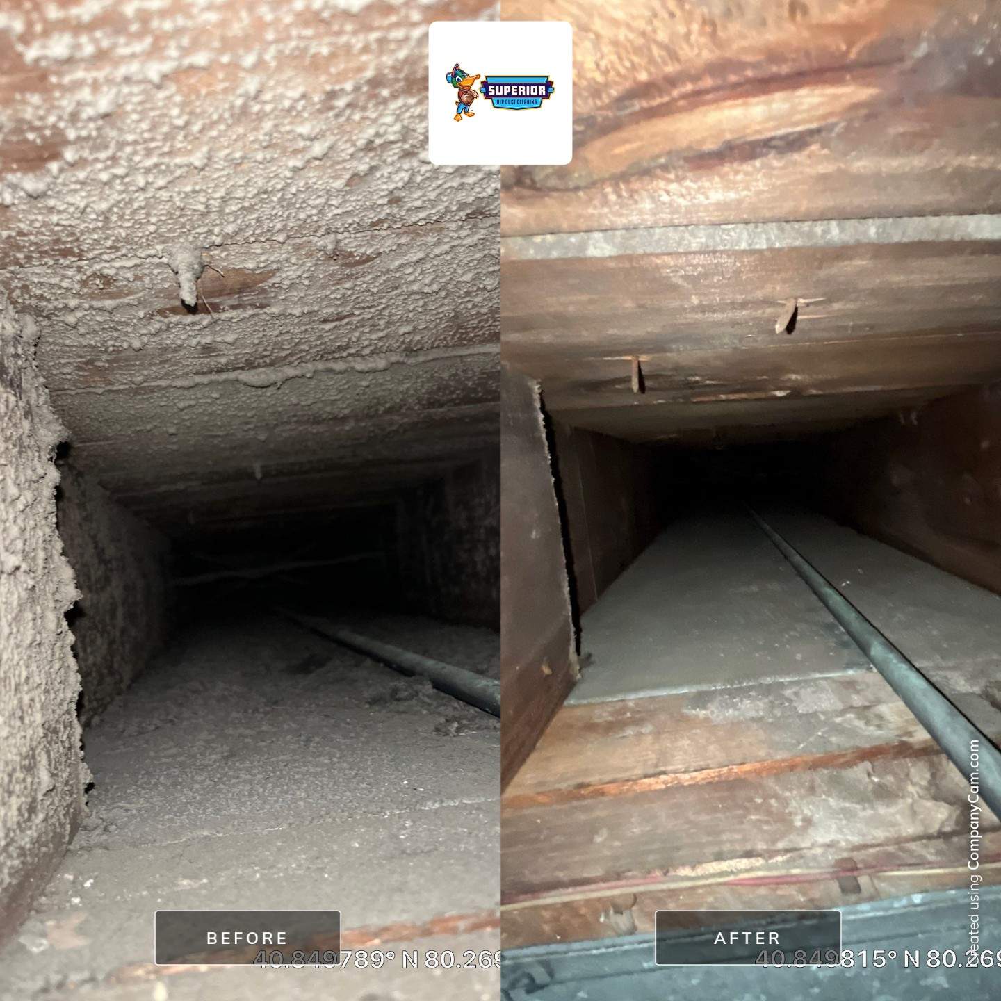 Air Duct Cleaning With a Vacuum Truck in Ellwood City, PA by Superior Air Duct Cleaning