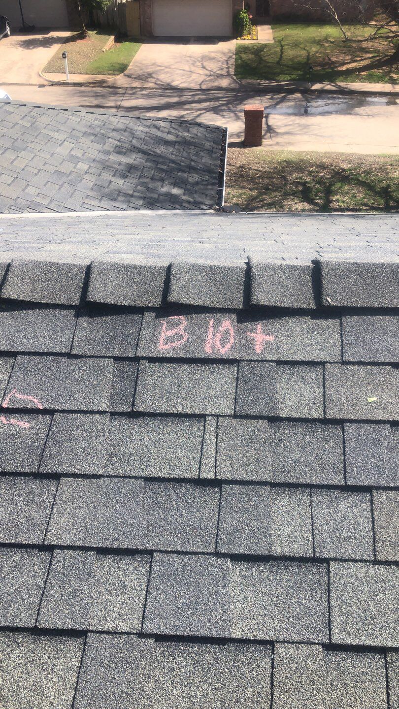 roof inspection in Edmond by McCann's Roofing and Construction