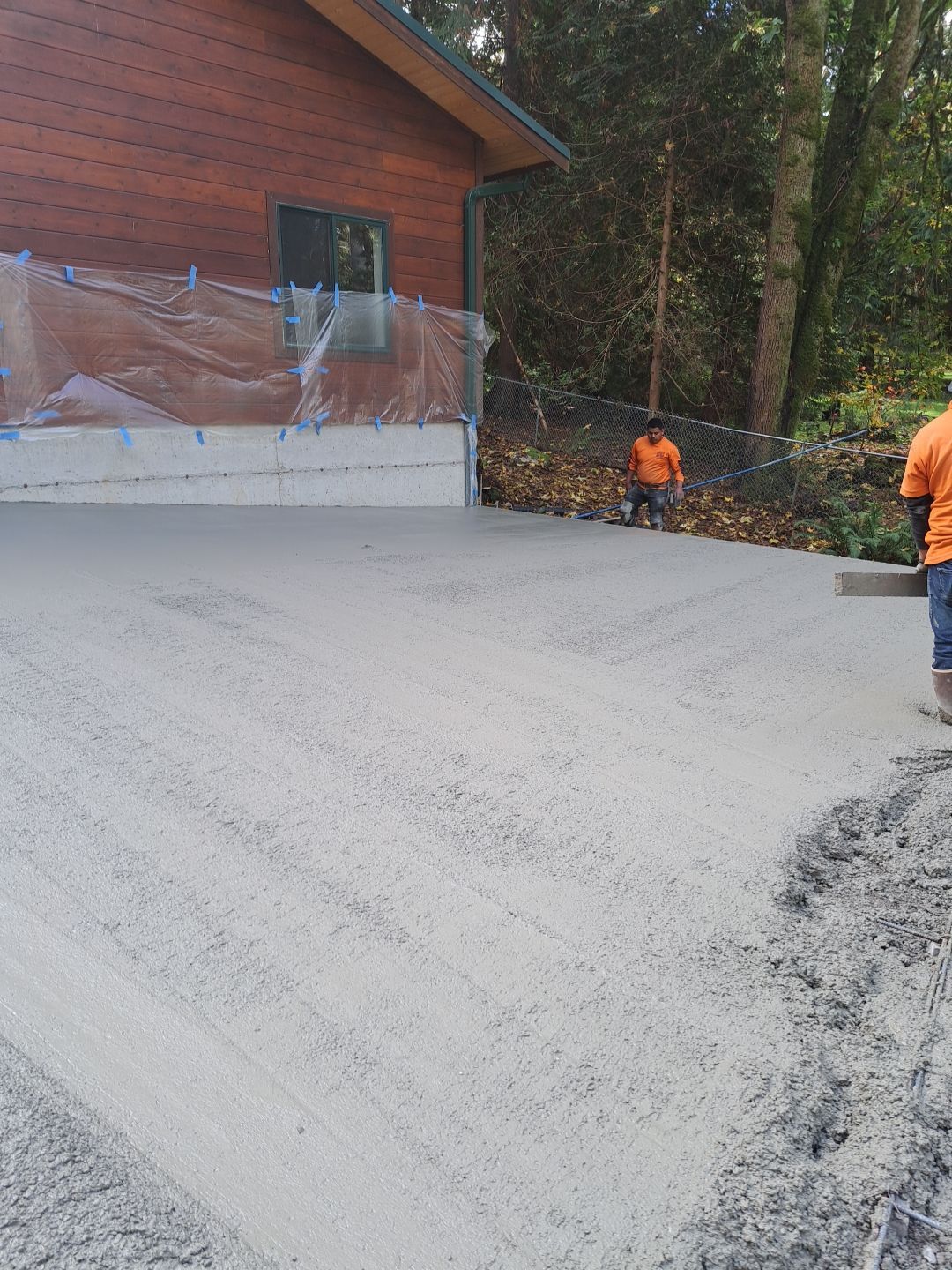 Pia | Custom Concrete Driveway, Walkway & Floating Steps by Jireh Asphalt & Concrete Inc 