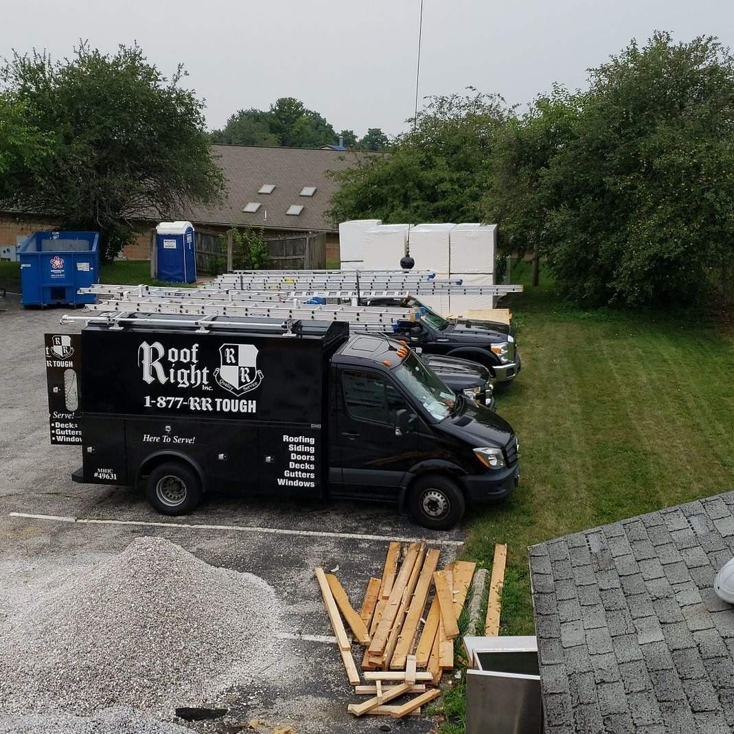 Commercial Roofing Installation using Duro-Last Original 50 MIL Membrane by Roof Right Inc